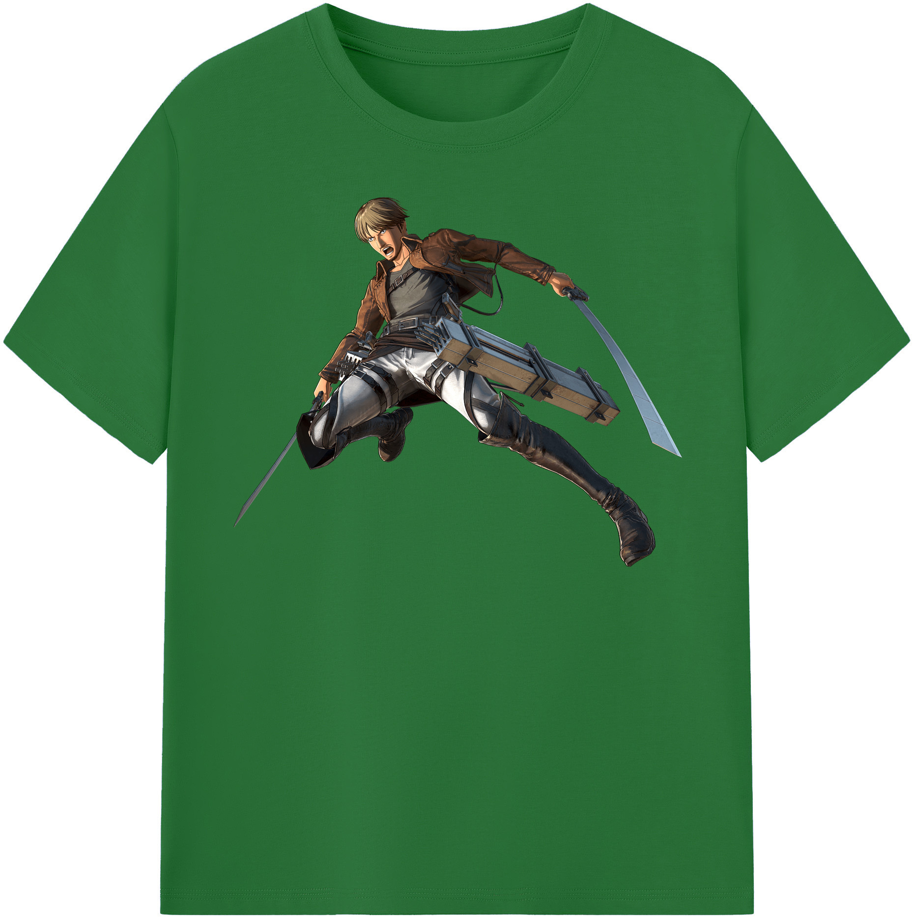 （画像用） 進撃の巨人 Attack on Titan 綿100％半袖Tシャツ（フロントプリント）
