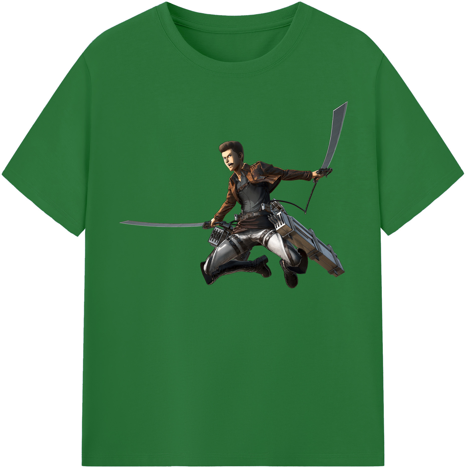 （画像用） 進撃の巨人 Attack on Titan 綿100％半袖Tシャツ（フロントプリント）