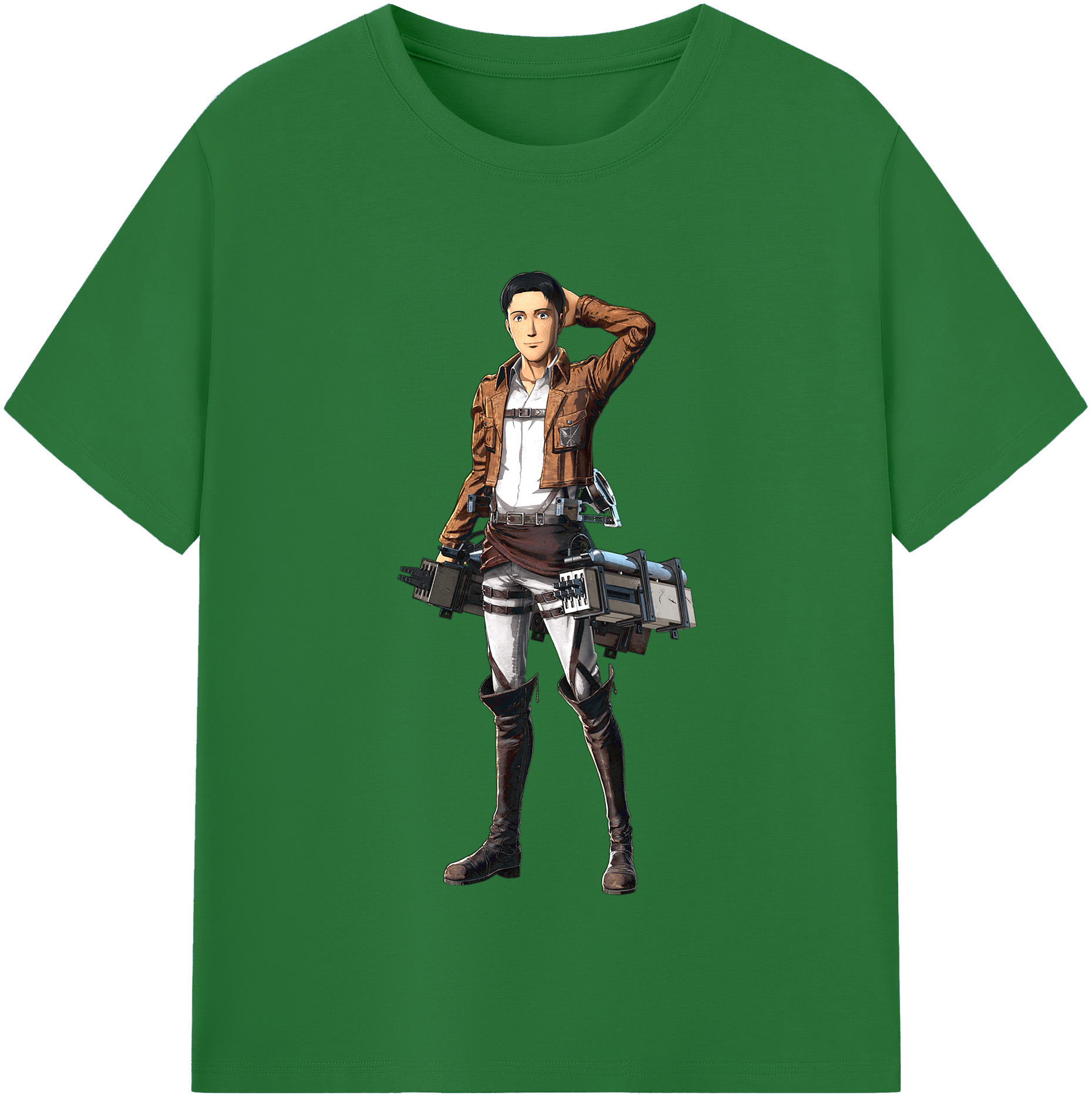 （画像用） 進撃の巨人 Attack on Titan 綿100％半袖Tシャツ（フロントプリント）