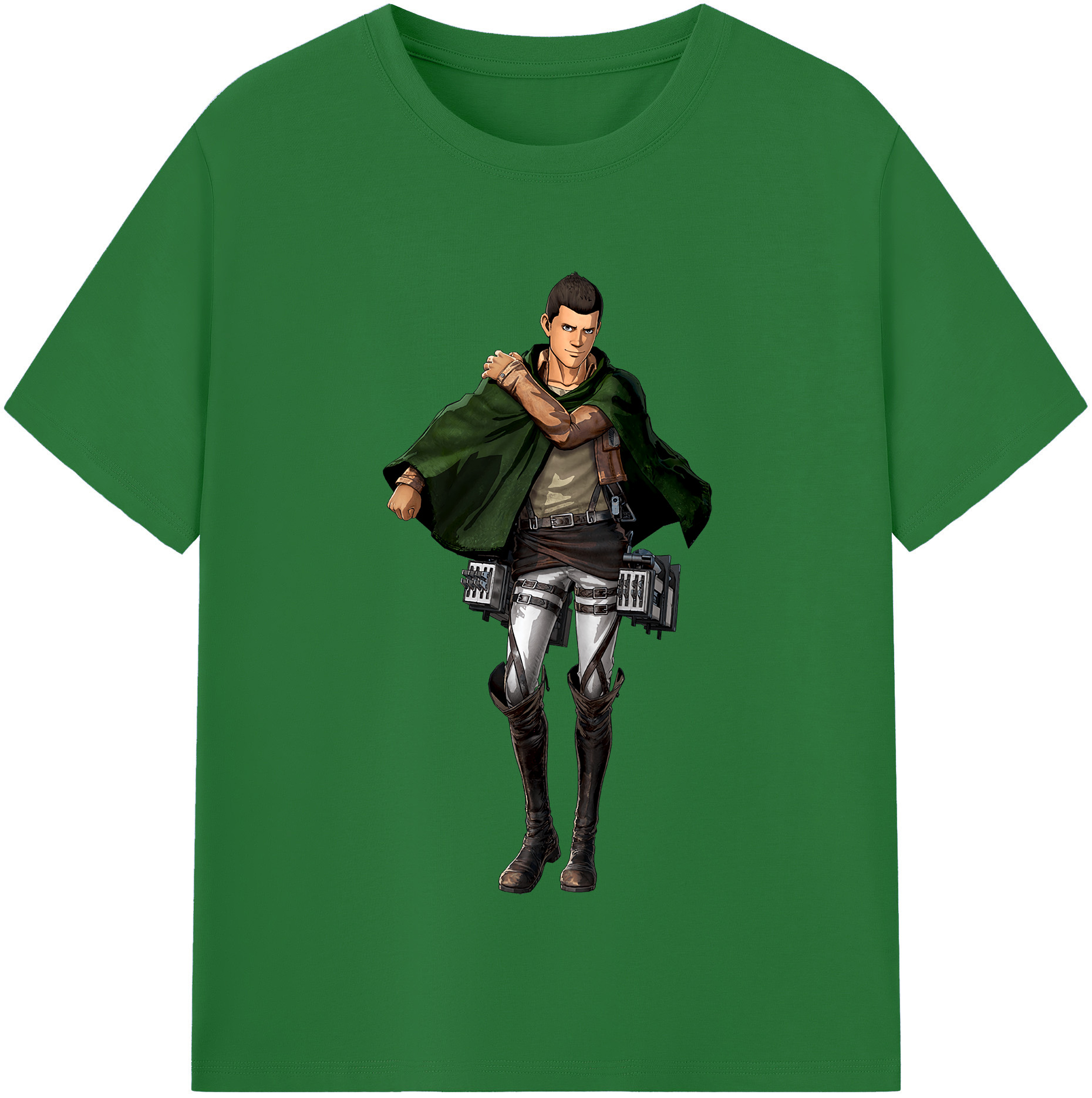 （画像用） 進撃の巨人 Attack on Titan 綿100％半袖Tシャツ（フロントプリント）