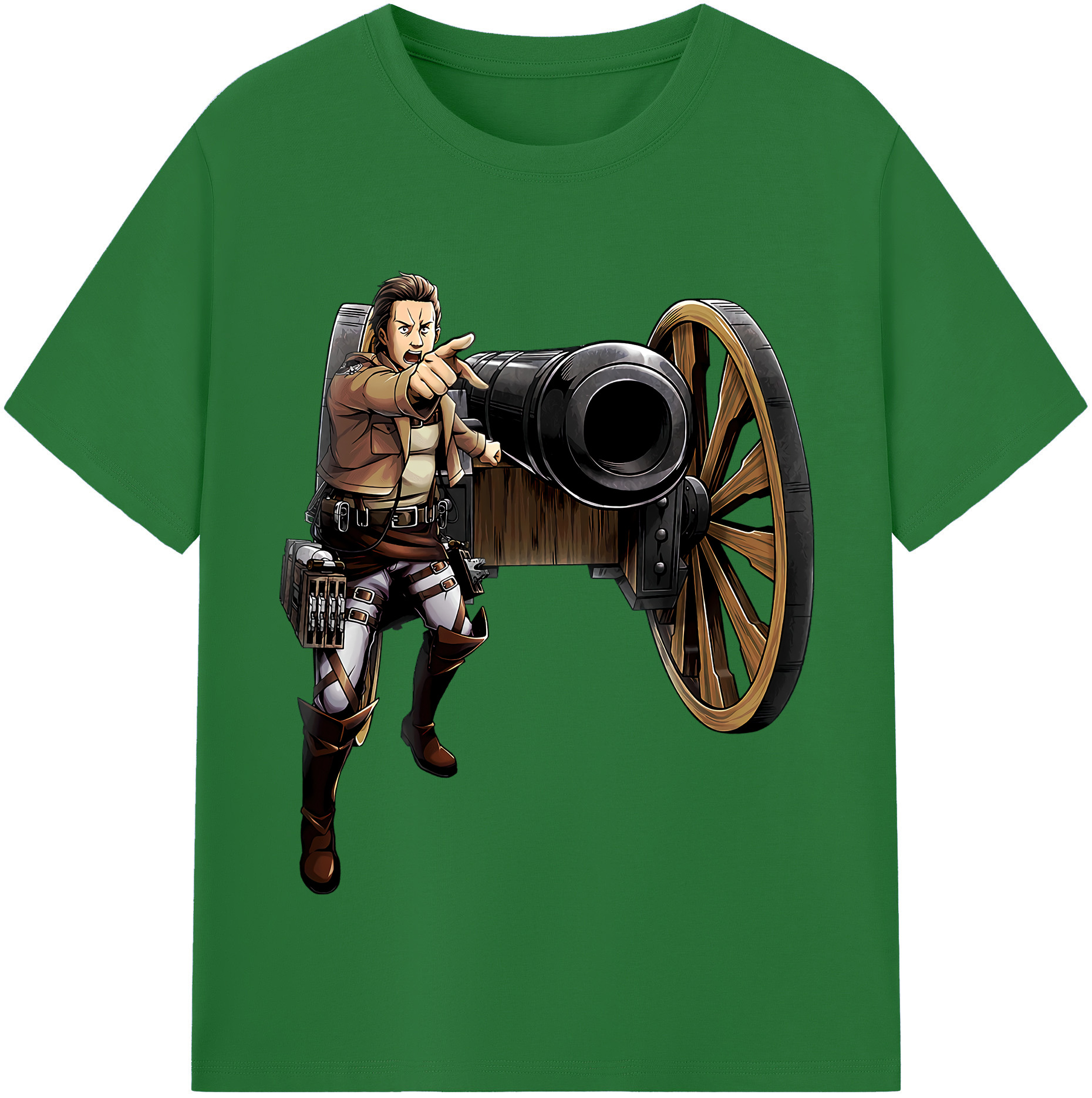 （画像用） 進撃の巨人 Attack on Titan 綿100％半袖Tシャツ（フロントプリント）