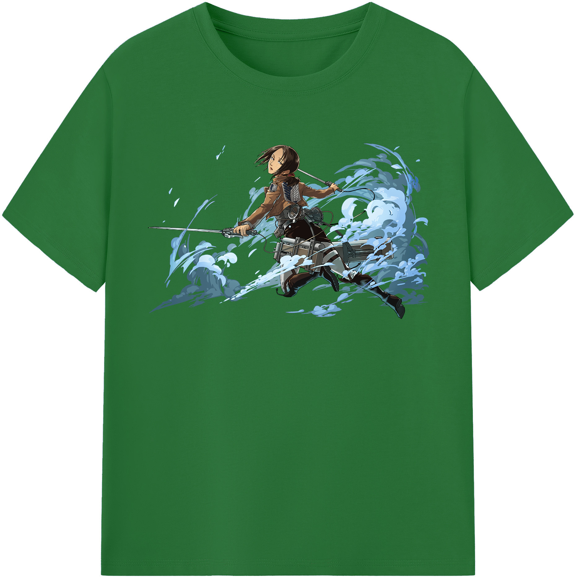 （画像用） 進撃の巨人 Attack on Titan 綿100％半袖Tシャツ（フロントプリント）