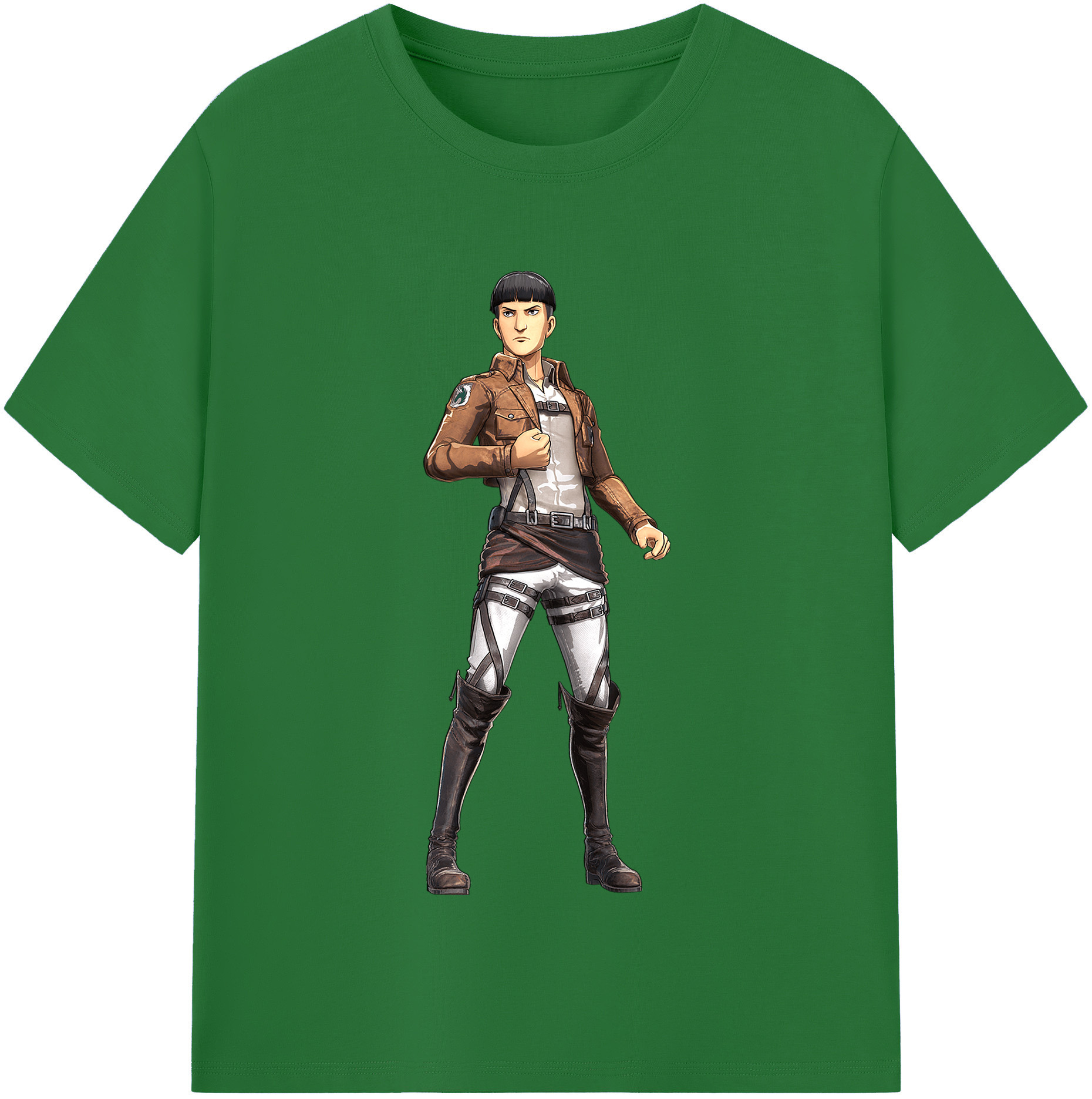 （画像用） 進撃の巨人 Attack on Titan 綿100％半袖Tシャツ（フロントプリント）