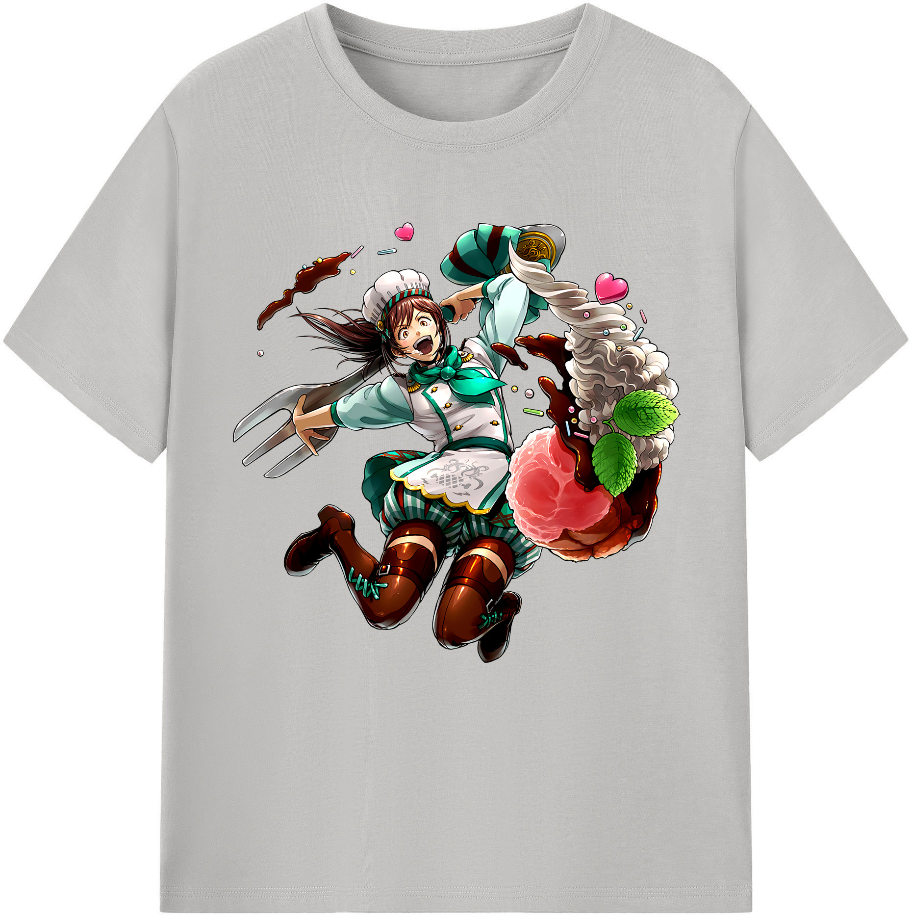 （画像用） 進撃の巨人 サシャ·ブラウス Attack on Titan Sasha Blaus 綿100％半袖Tシャツ（フロントプリント）