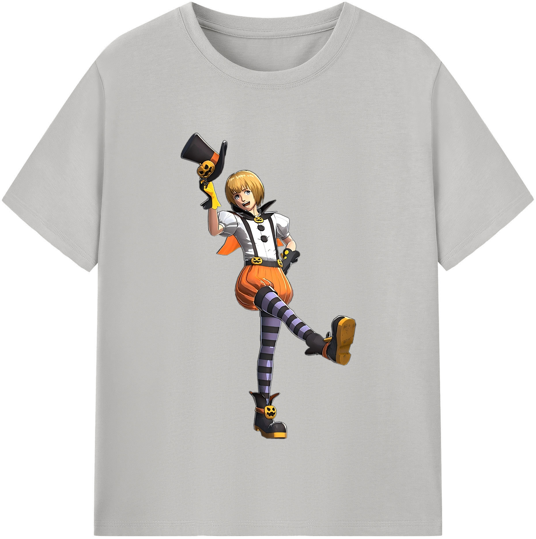 （画像用） 進撃の巨人 アルミン·アルレルト Attack on Titan Armin Arlert 綿100％半袖Tシャツ（フロントプリント）