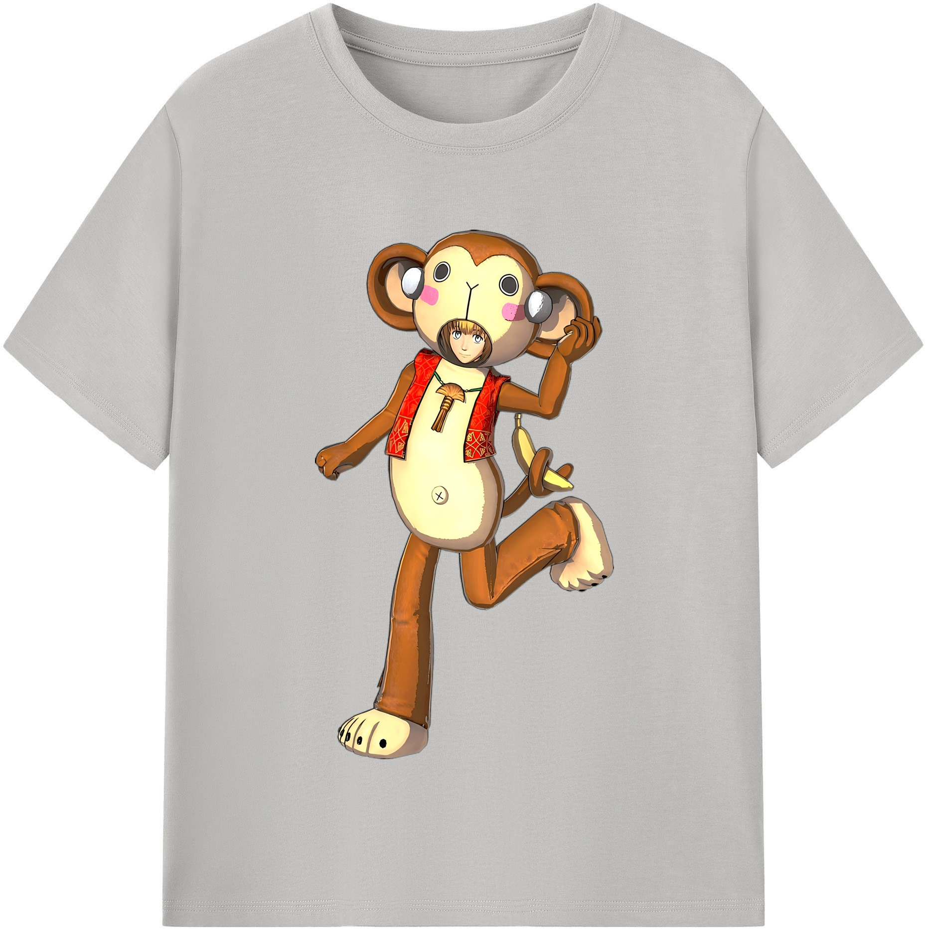 （画像用） 進撃の巨人 アルミン·アルレルト Attack on Titan Armin Arlert 綿100％半袖Tシャツ（フロントプリント）