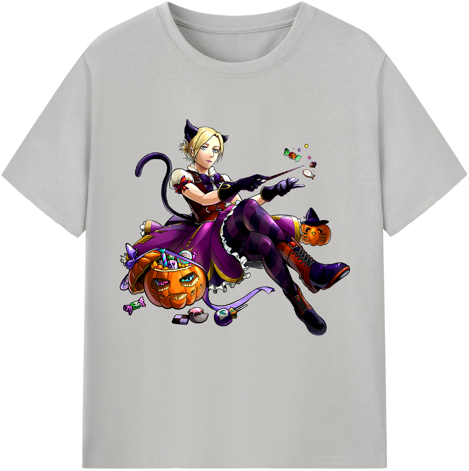 （画像用） 進撃の巨人 アニ・レオンハート Attack on Titan Annie Leonhart 綿100％半袖Tシャツ（フロントプリント）