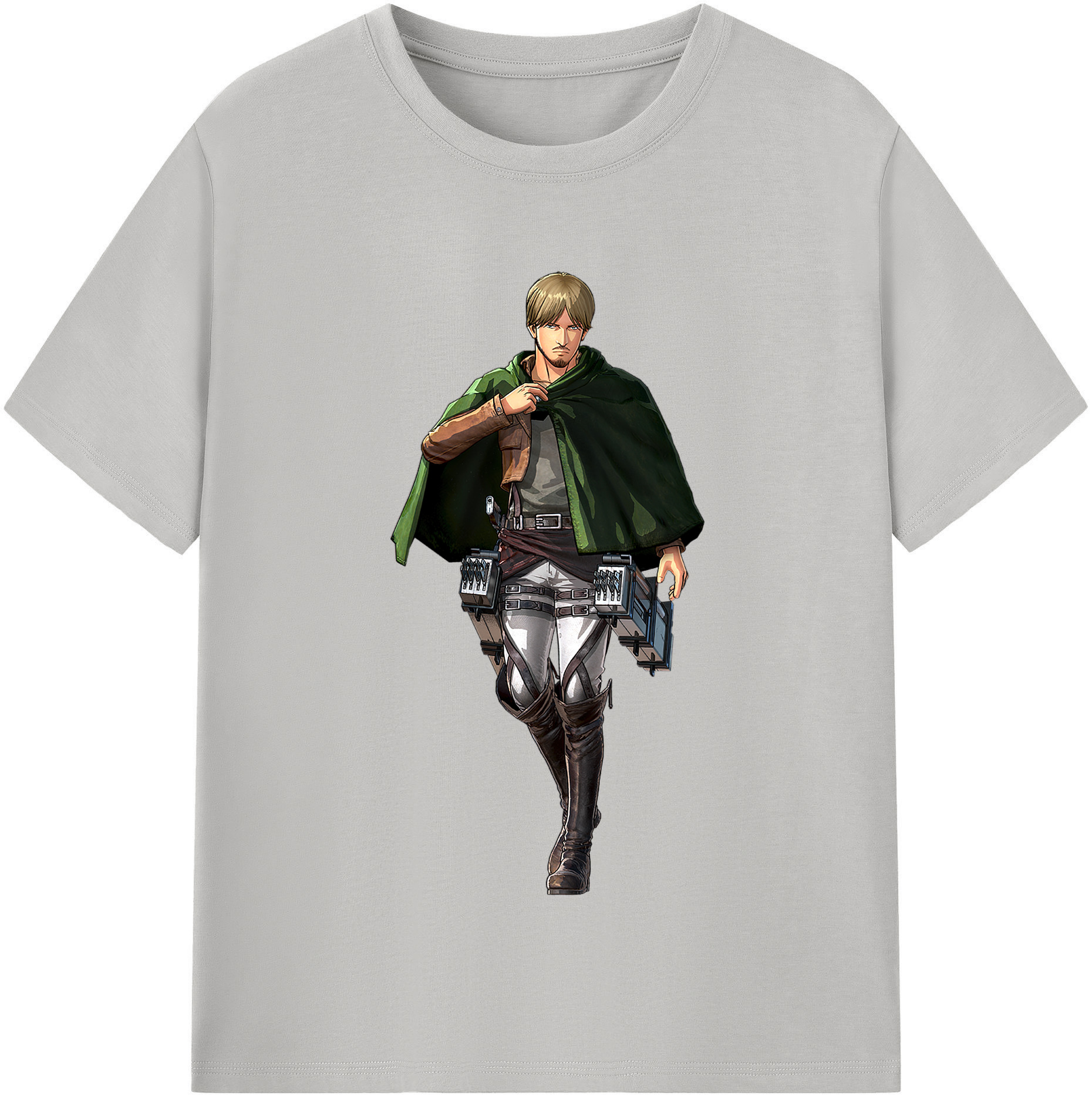 （画像用） 進撃の巨人 ミケ·ザカリアス Attack on Titan Mike Zakarius 綿100％半袖Tシャツ（フロントプリント）
