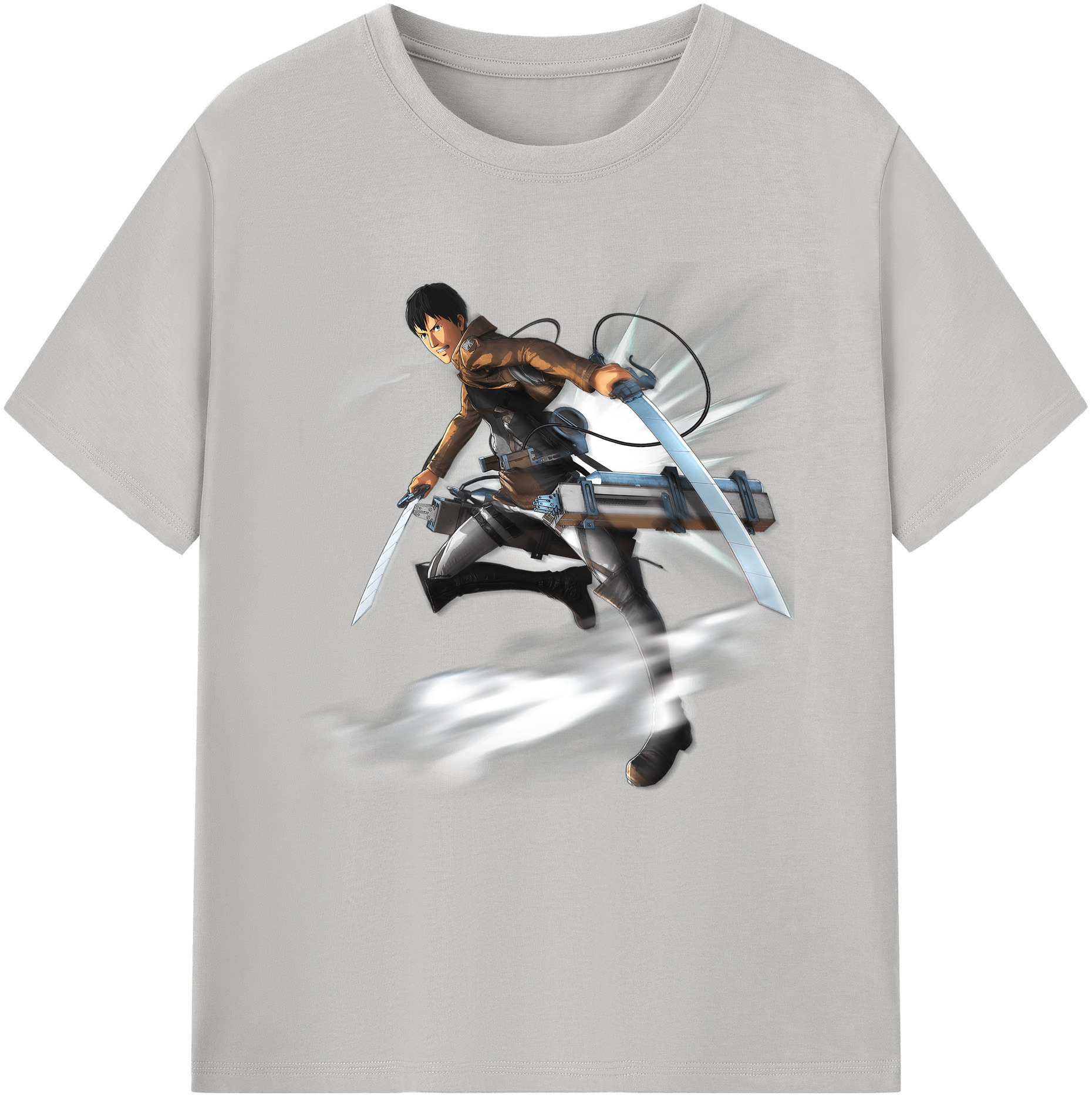 （画像用） 進撃の巨人 ベルトルト・フーバー Attack on Titan Bertholdt Hoover 綿100％半袖Tシャツ（フロントプリント）