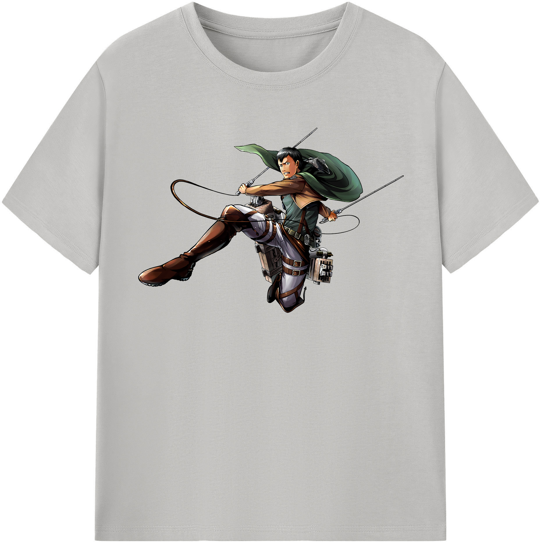 （画像用） 進撃の巨人 ベルトルト・フーバー Attack on Titan Bertholdt Hoover 綿100％半袖Tシャツ（フロントプリント）