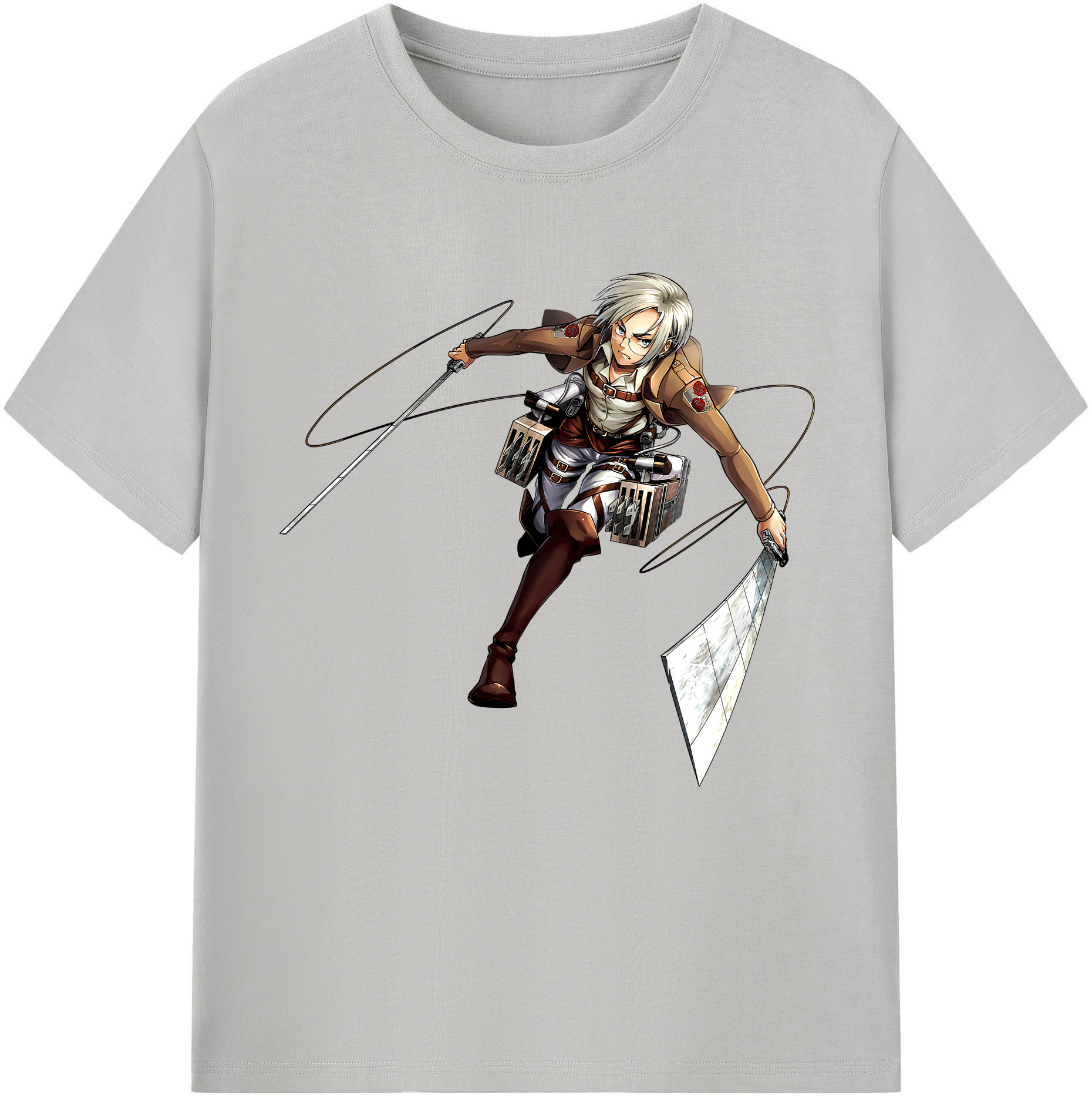（画像用）  綿100％半袖Tシャツ（フロントプリント）