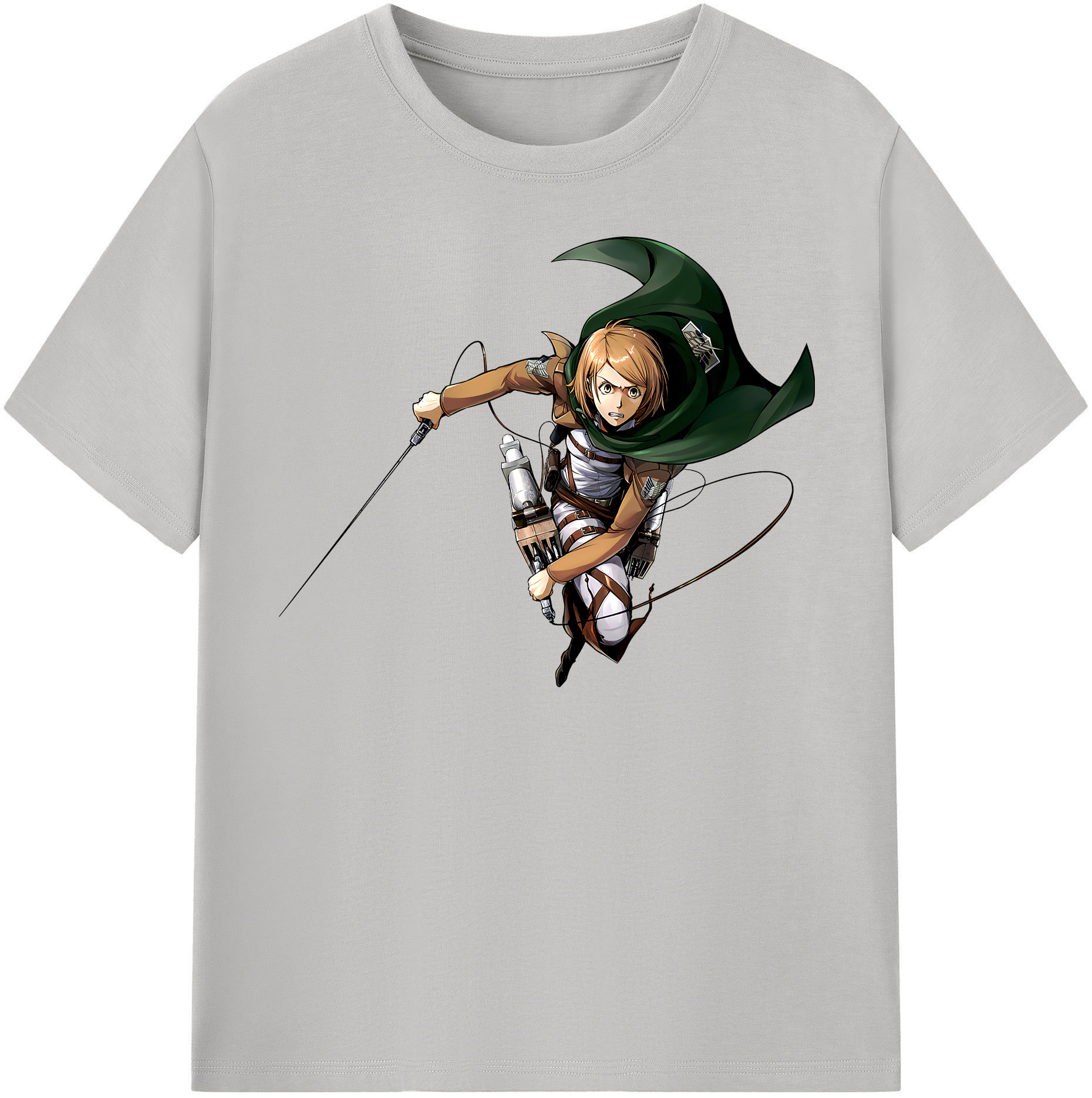 （画像用） 進撃の巨人 ペトラ·ラル Attack on Titan Petra Rall 綿100％半袖Tシャツ（フロントプリント）