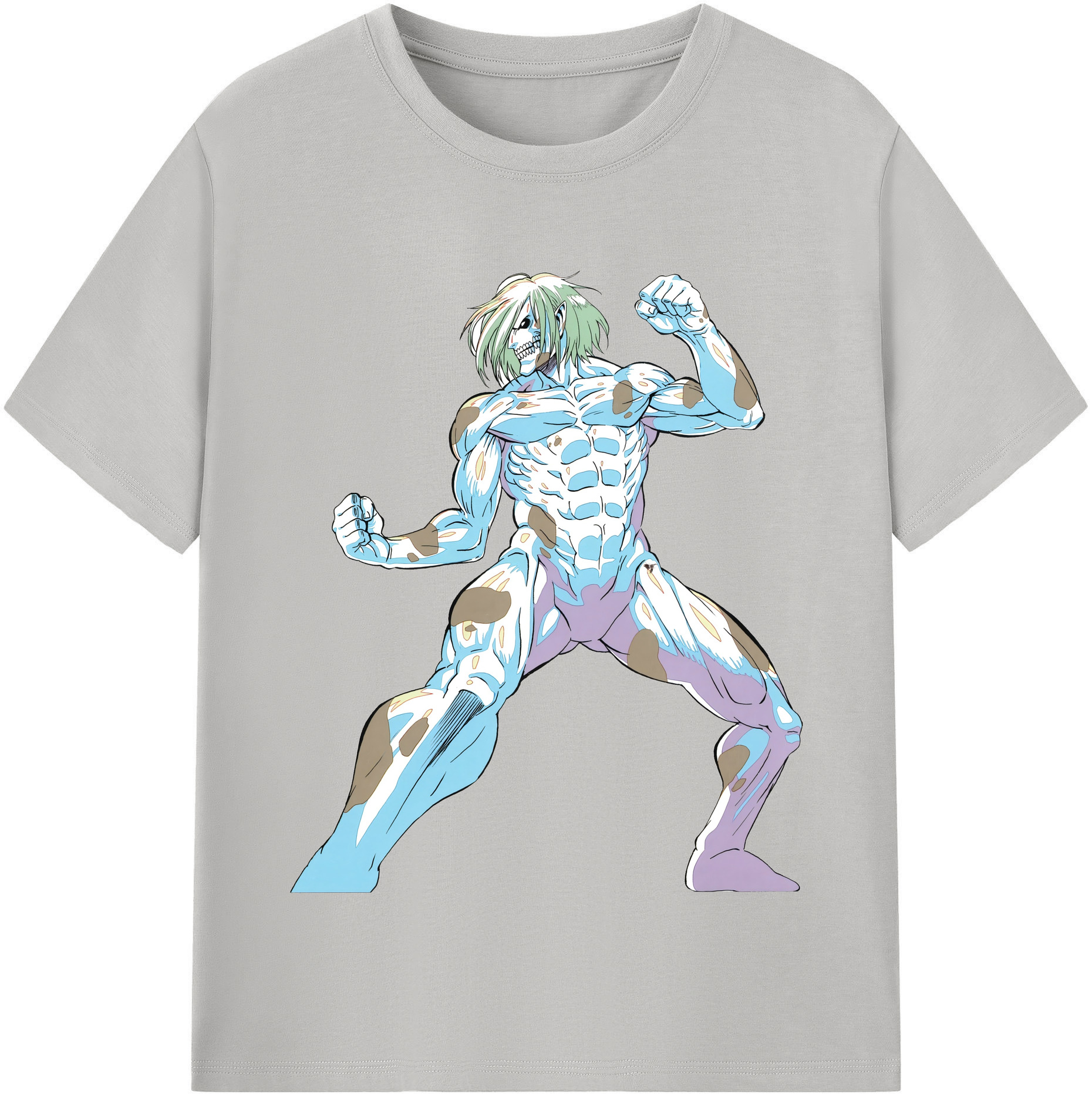 （画像用） 進撃の巨人 Attack on Titan 綿100％半袖Tシャツ（フロントプリント）