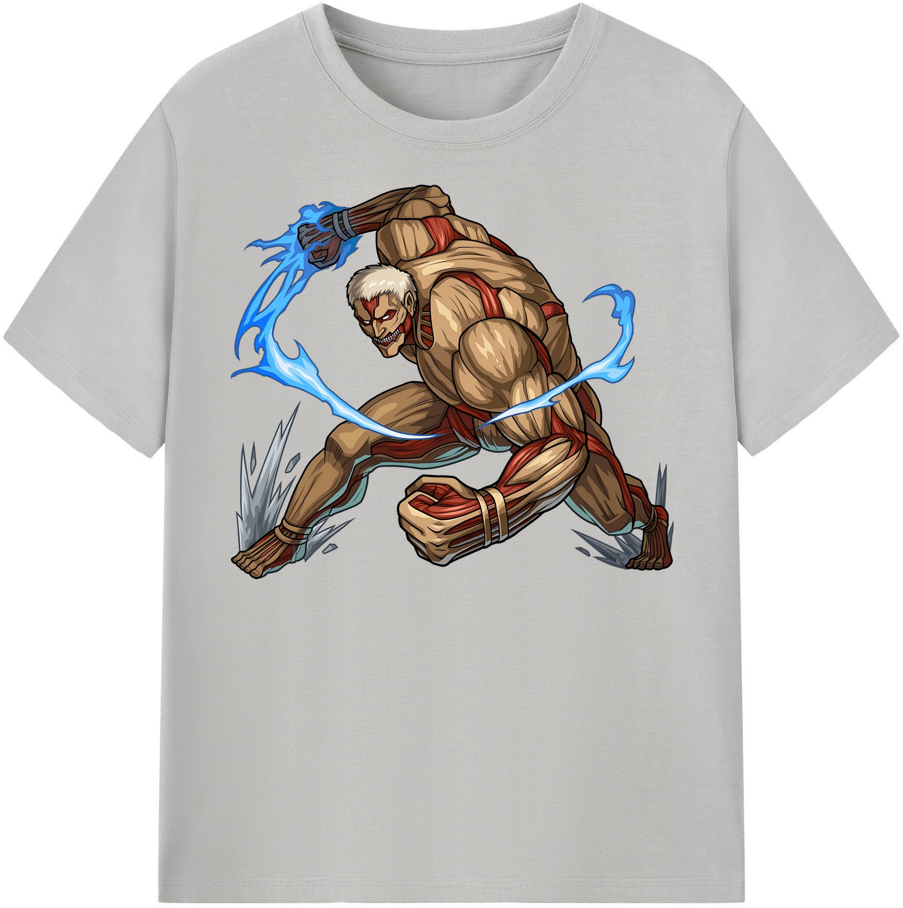 （画像用） 進撃の巨人 Attack on Titan 綿100％半袖Tシャツ（フロントプリント）