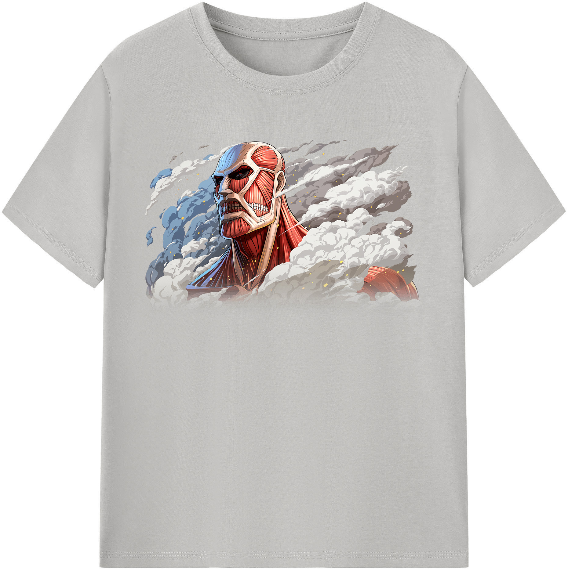 （画像用） 進撃の巨人 Attack on Titan 綿100％半袖Tシャツ（フロントプリント）