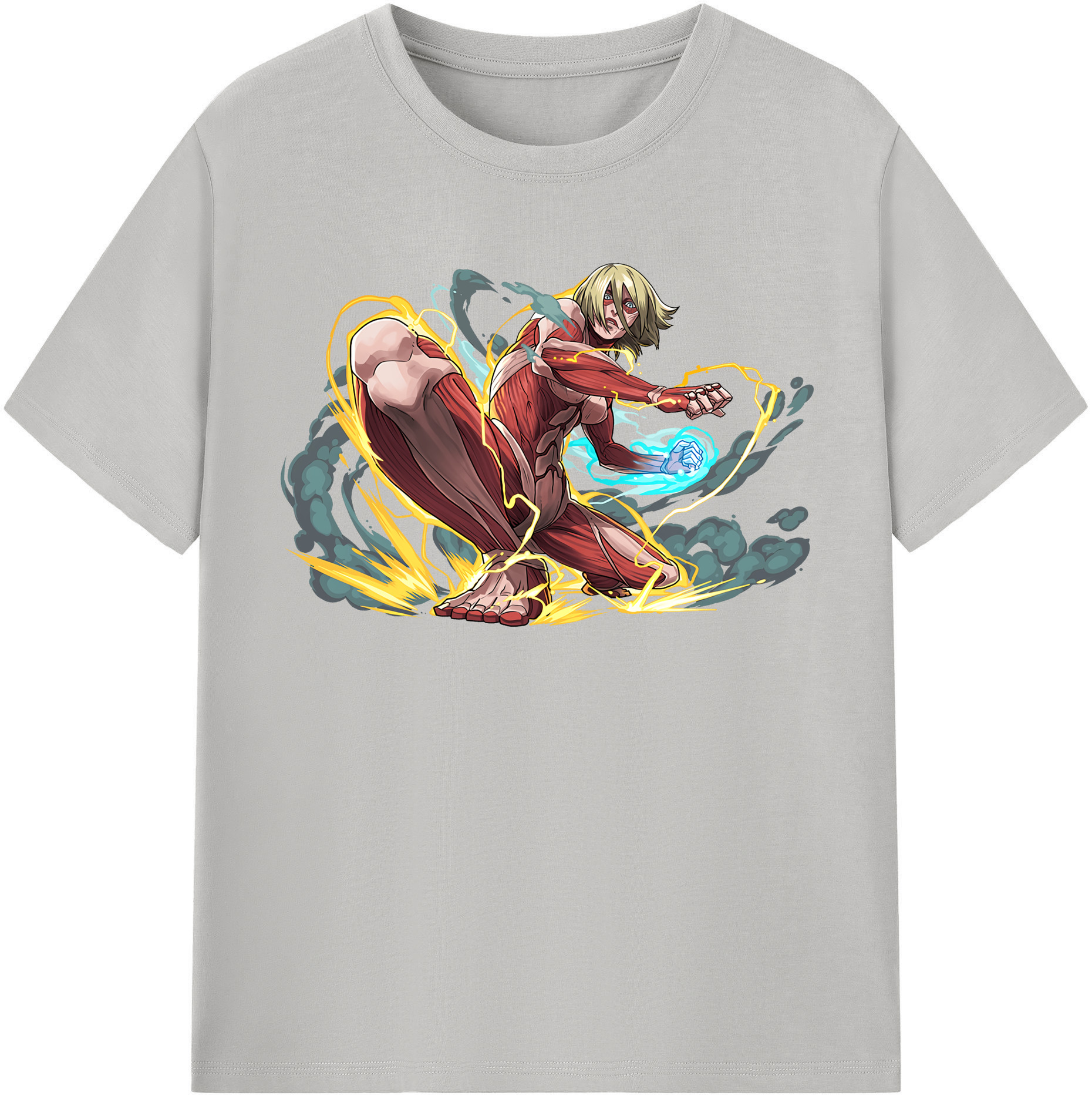 （画像用） 進撃の巨人 Attack on Titan 綿100％半袖Tシャツ（フロントプリント）