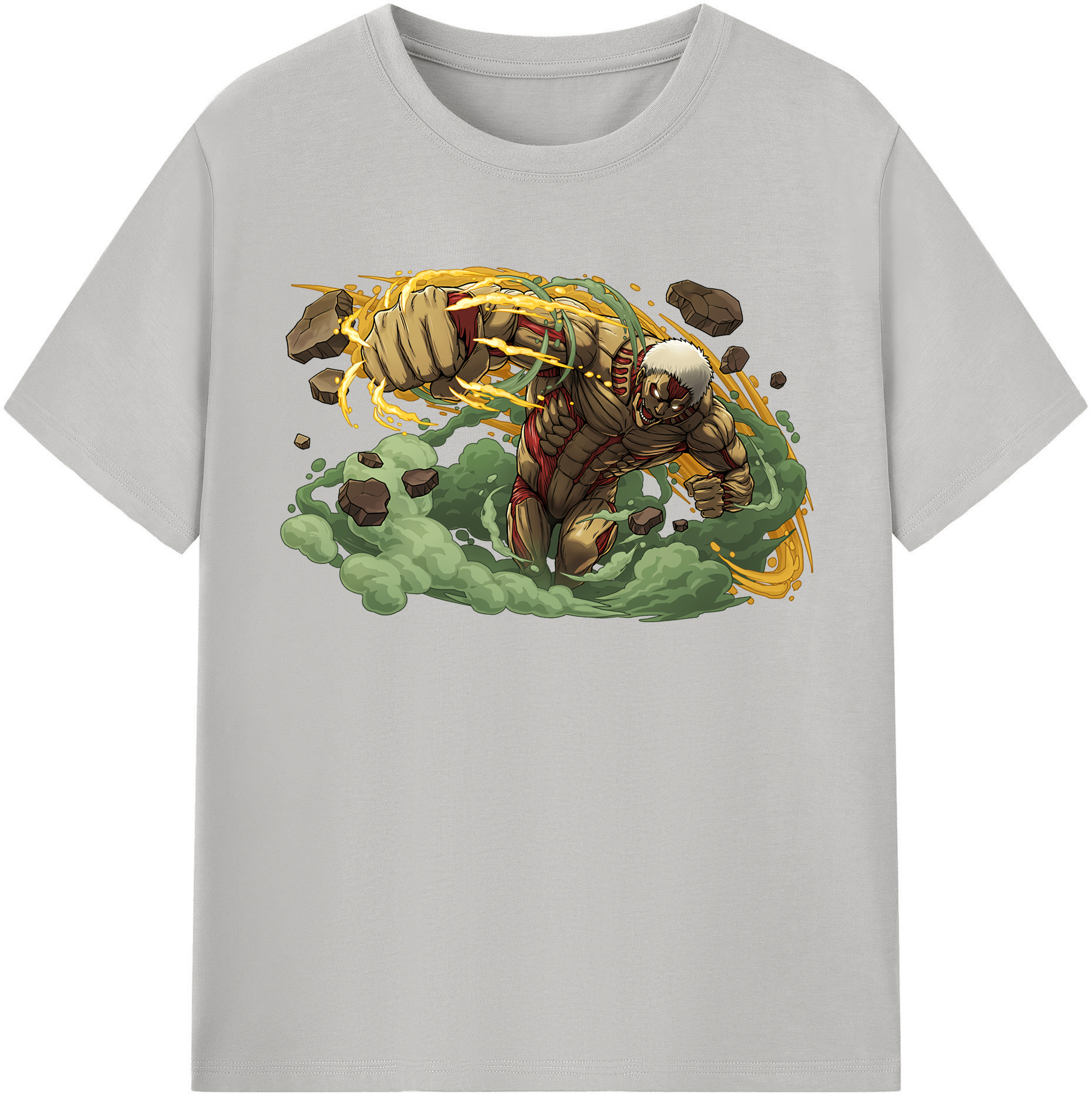 （画像用） 進撃の巨人 Attack on Titan 綿100％半袖Tシャツ（フロントプリント）