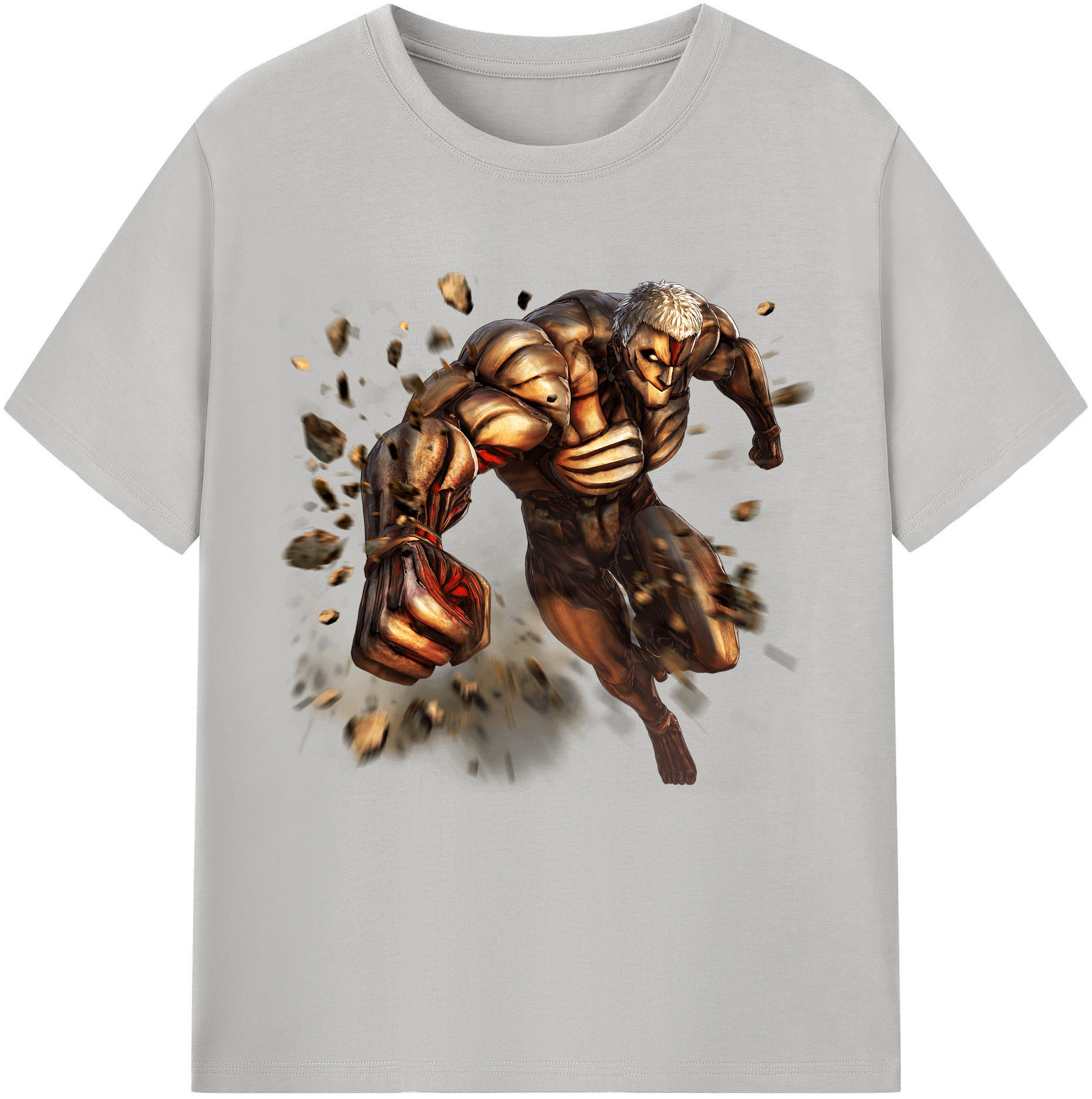 （画像用） 進撃の巨人 Attack on Titan 綿100％半袖Tシャツ（フロントプリント）