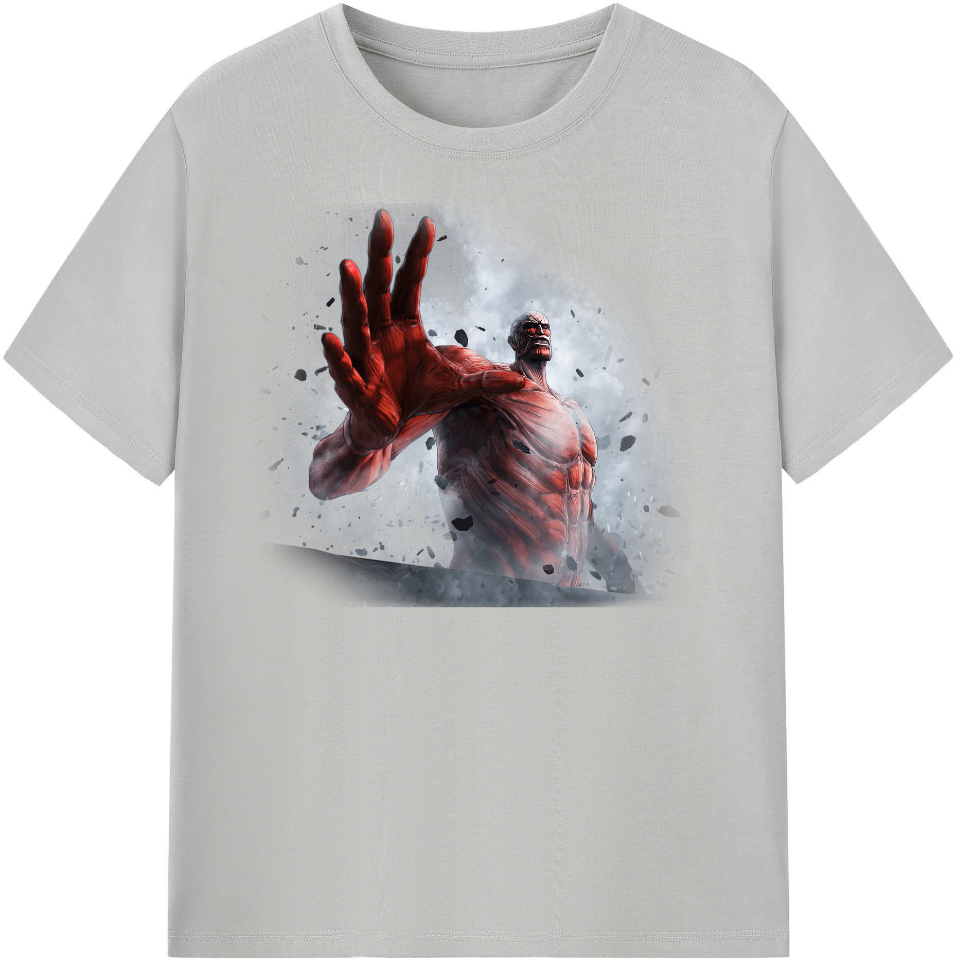 （画像用） 進撃の巨人 Attack on Titan 綿100％半袖Tシャツ（フロントプリント）