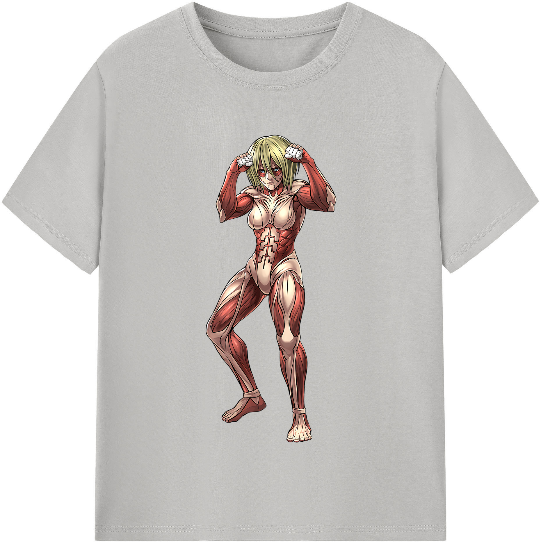 （画像用） 進撃の巨人 Attack on Titan 綿100％半袖Tシャツ（フロントプリント）