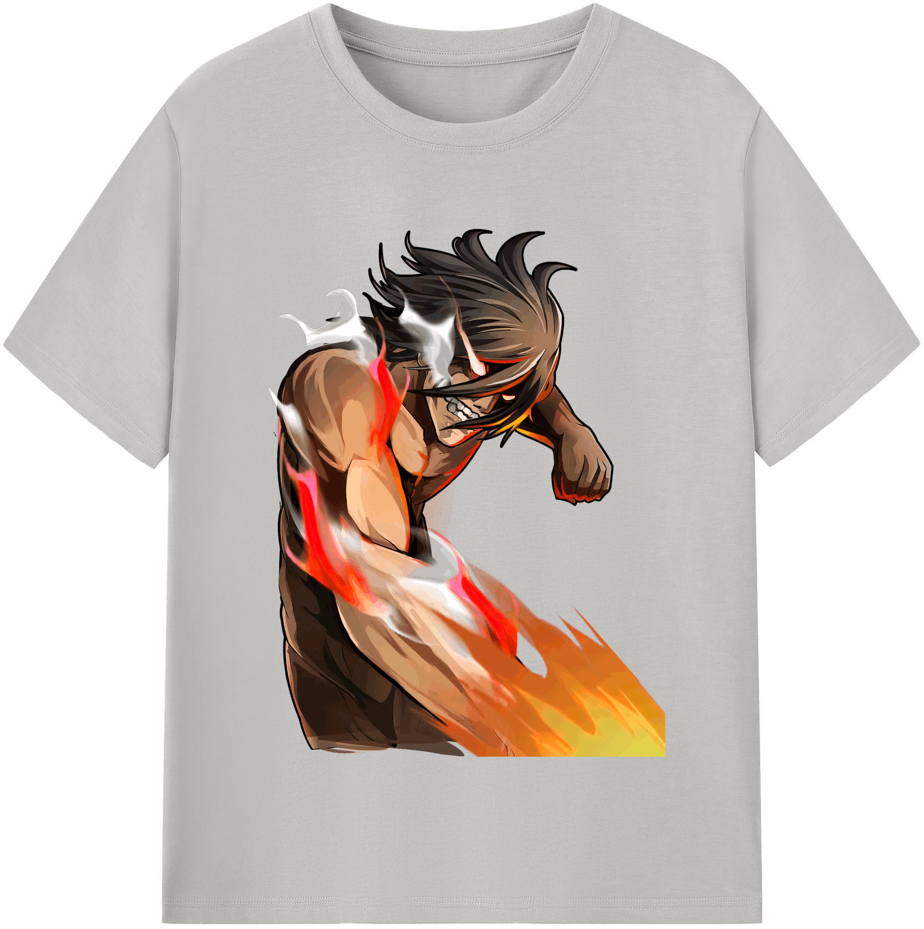 （画像用） 進撃の巨人 Attack on Titan 綿100％半袖Tシャツ（フロントプリント）