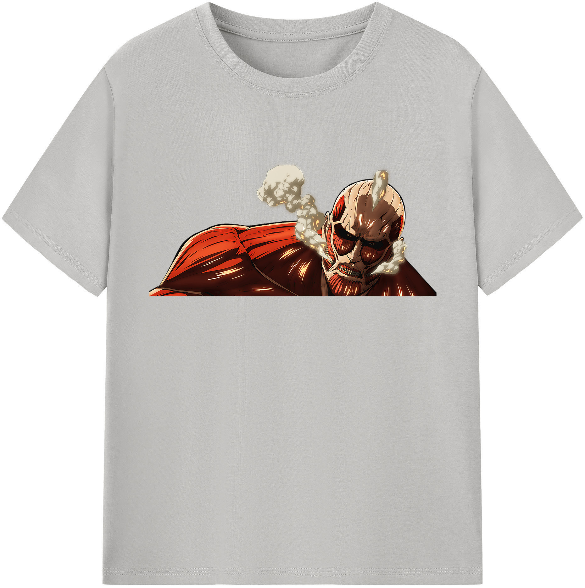 （画像用） 進撃の巨人 Attack on Titan 綿100％半袖Tシャツ（フロントプリント）