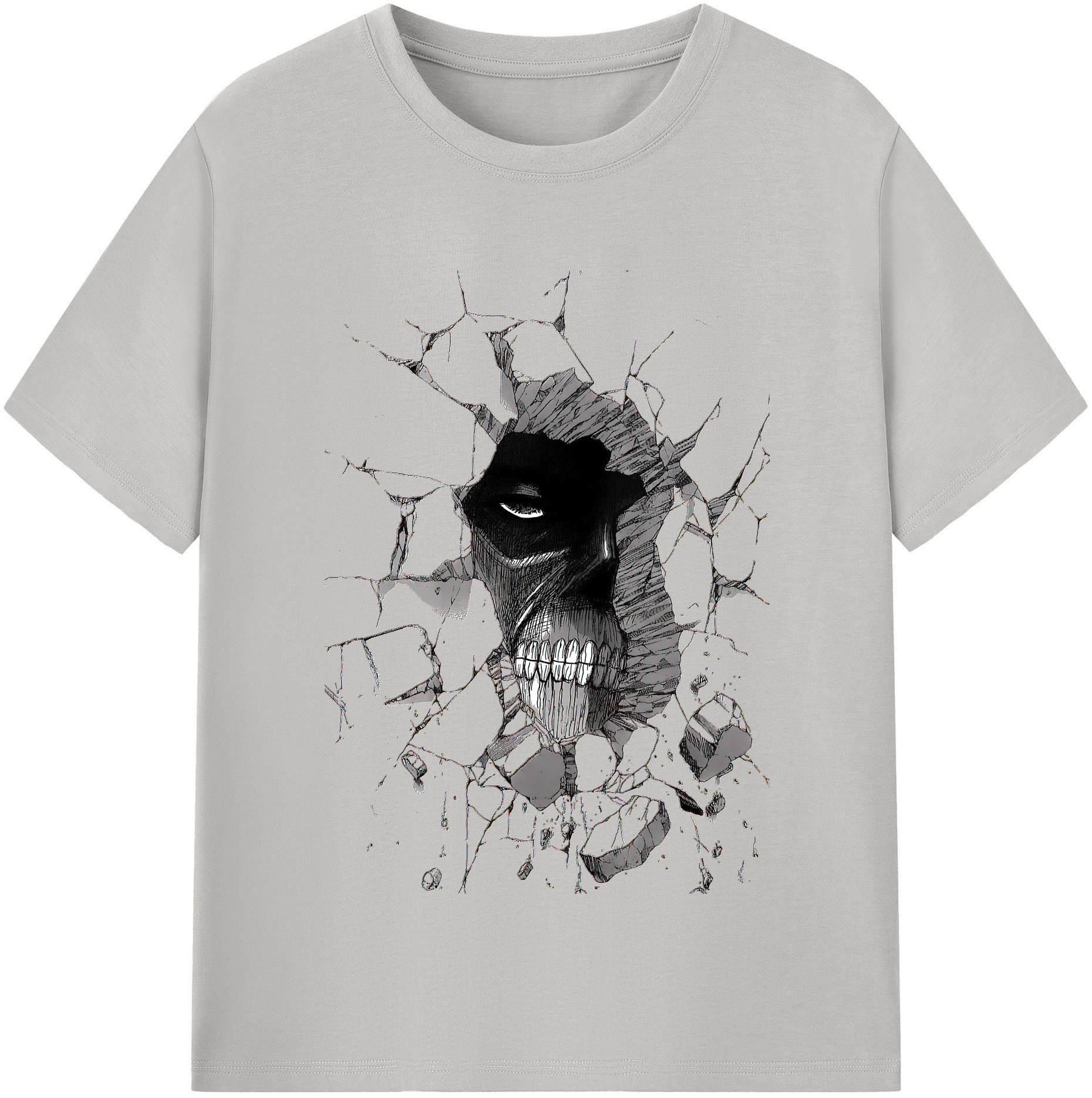 （画像用） 進撃の巨人 Attack on Titan 綿100％半袖Tシャツ（フロントプリント）