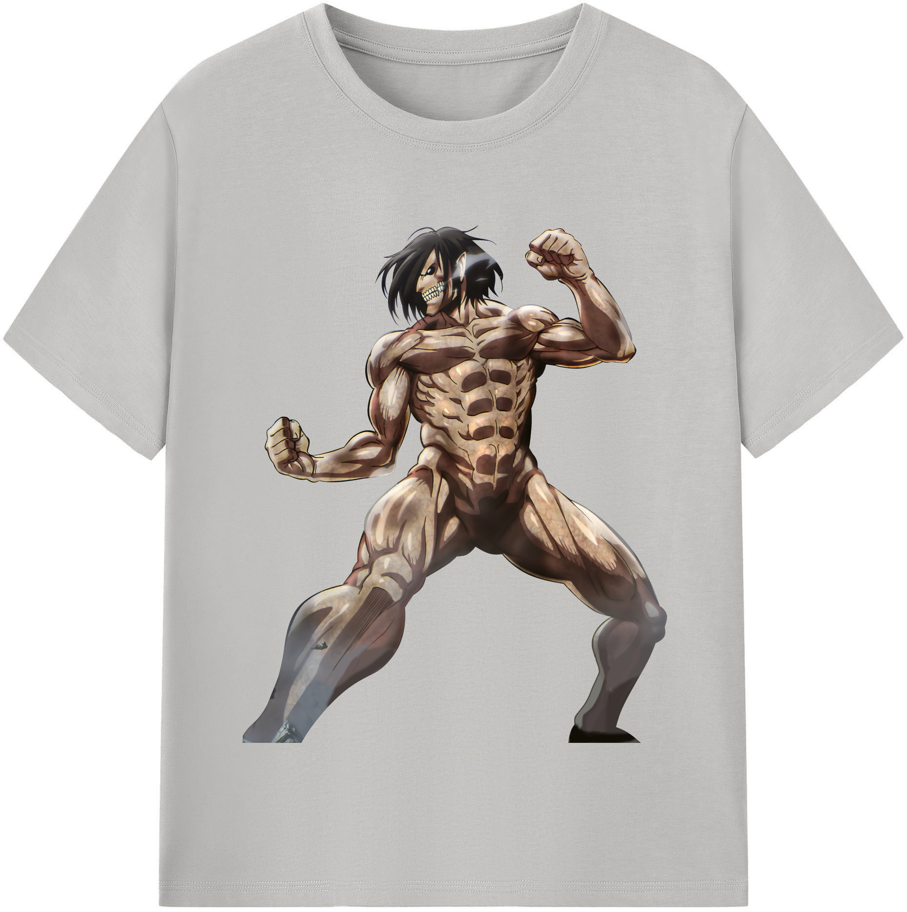 （画像用） 進撃の巨人 Attack on Titan 綿100％半袖Tシャツ（フロントプリント）