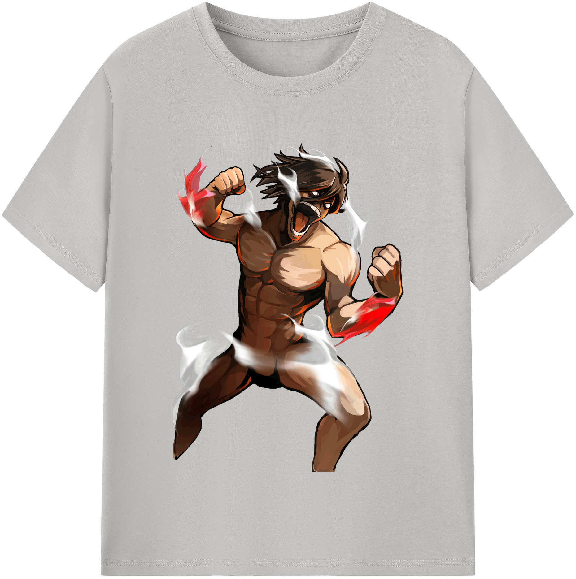 （画像用） 進撃の巨人 Attack on Titan 綿100％半袖Tシャツ（フロントプリント）
