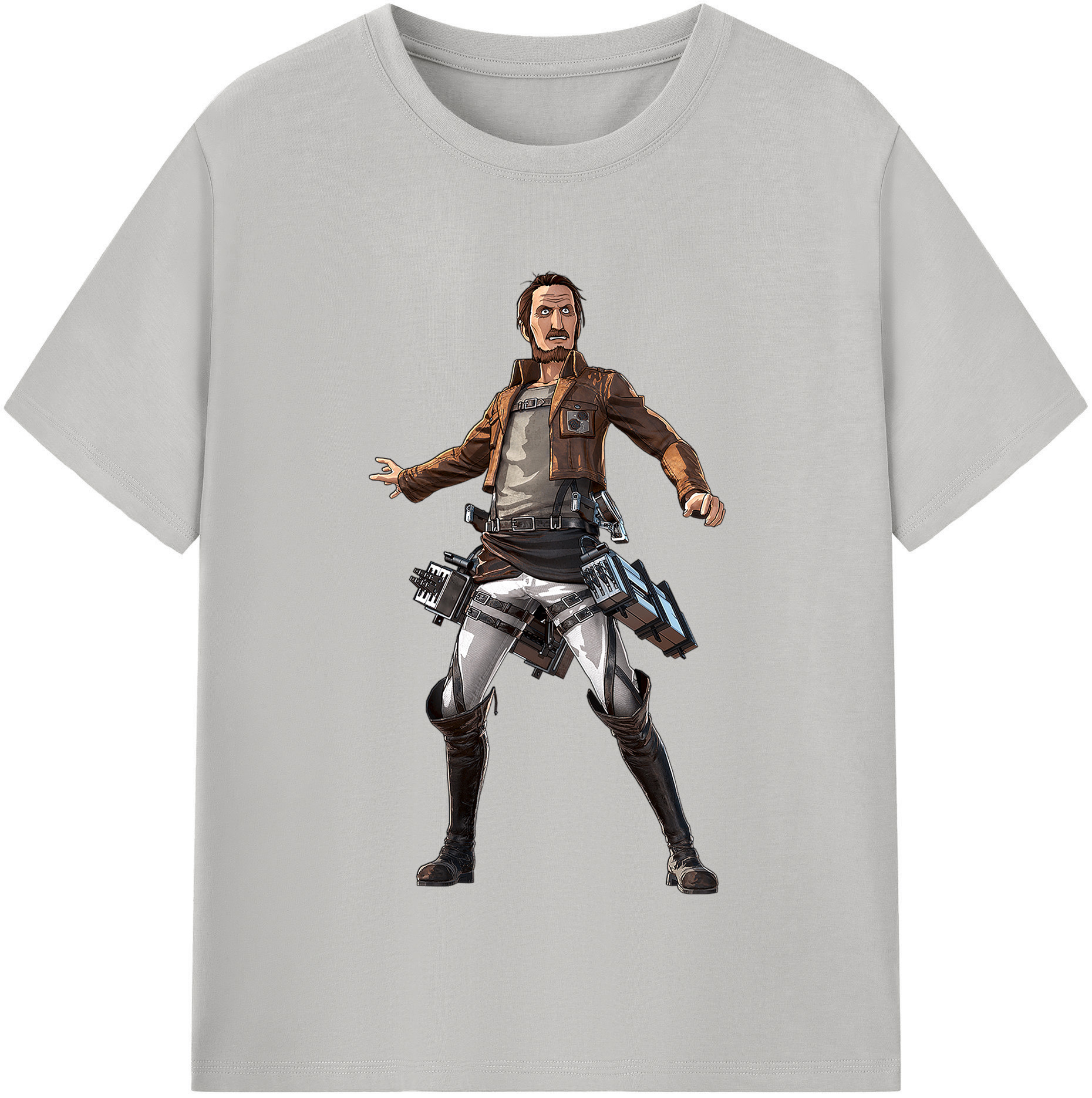 （画像用） 進撃の巨人 Attack on Titan 綿100％半袖Tシャツ（フロントプリント）