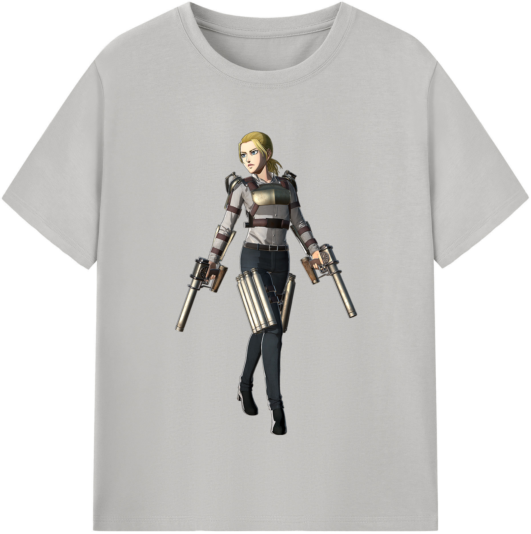 （画像用） 進撃の巨人 Attack on Titan 綿100％半袖Tシャツ（フロントプリント）