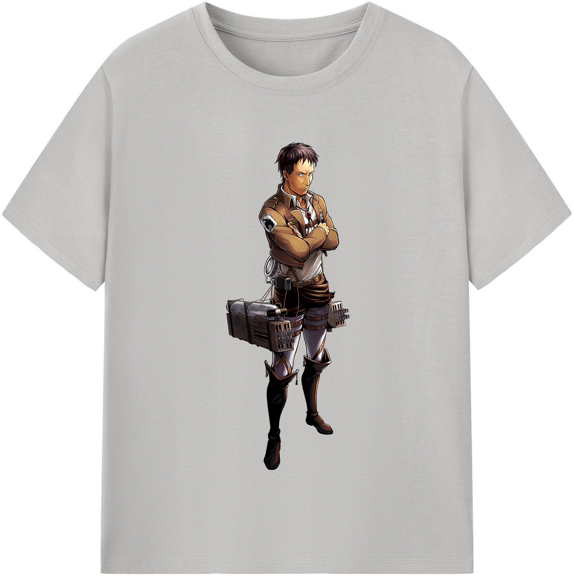 （画像用） 進撃の巨人 Attack on Titan 綿100％半袖Tシャツ（フロントプリント）