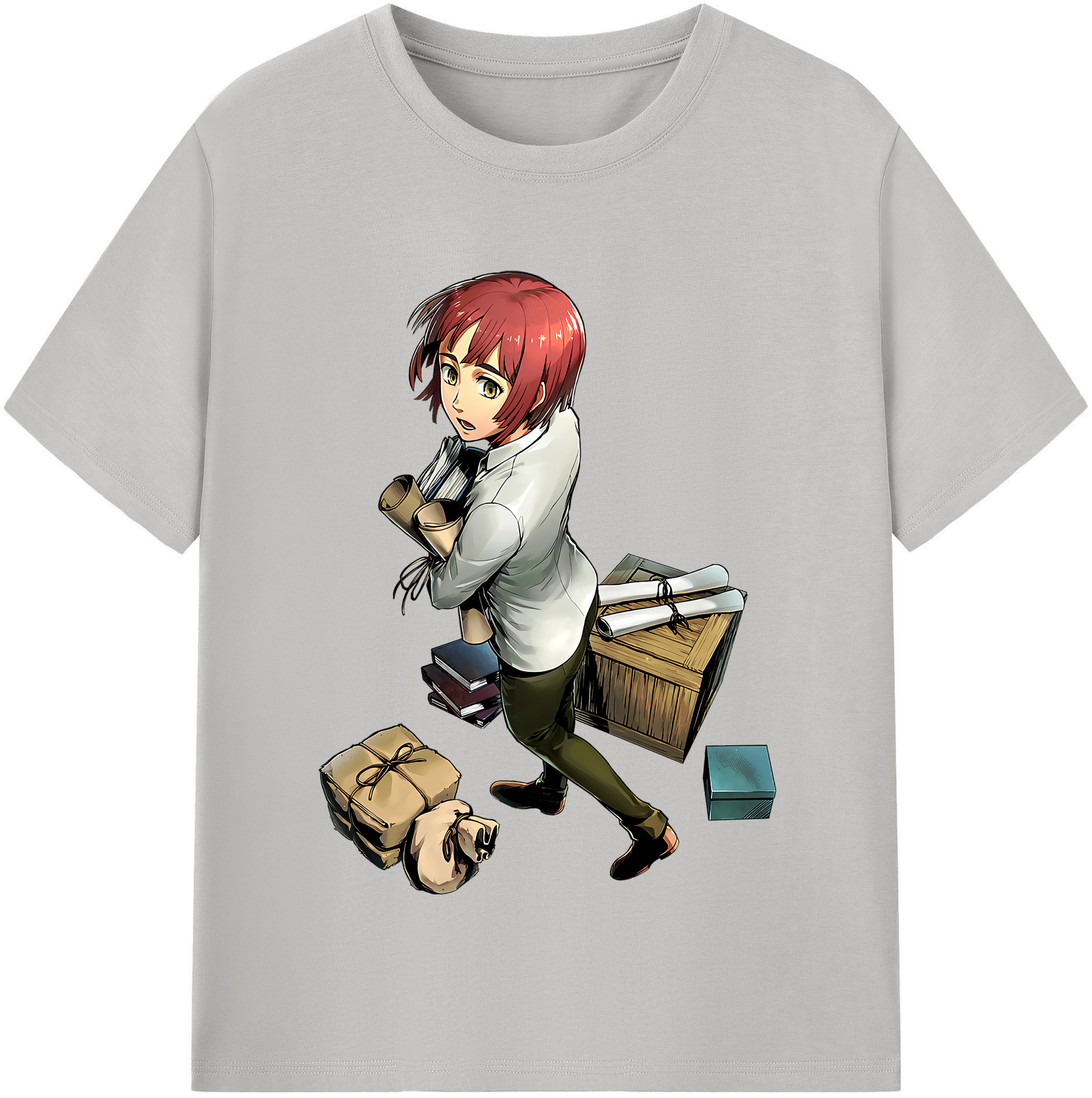 （画像用） 進撃の巨人 Attack on Titan 綿100％半袖Tシャツ（フロントプリント）