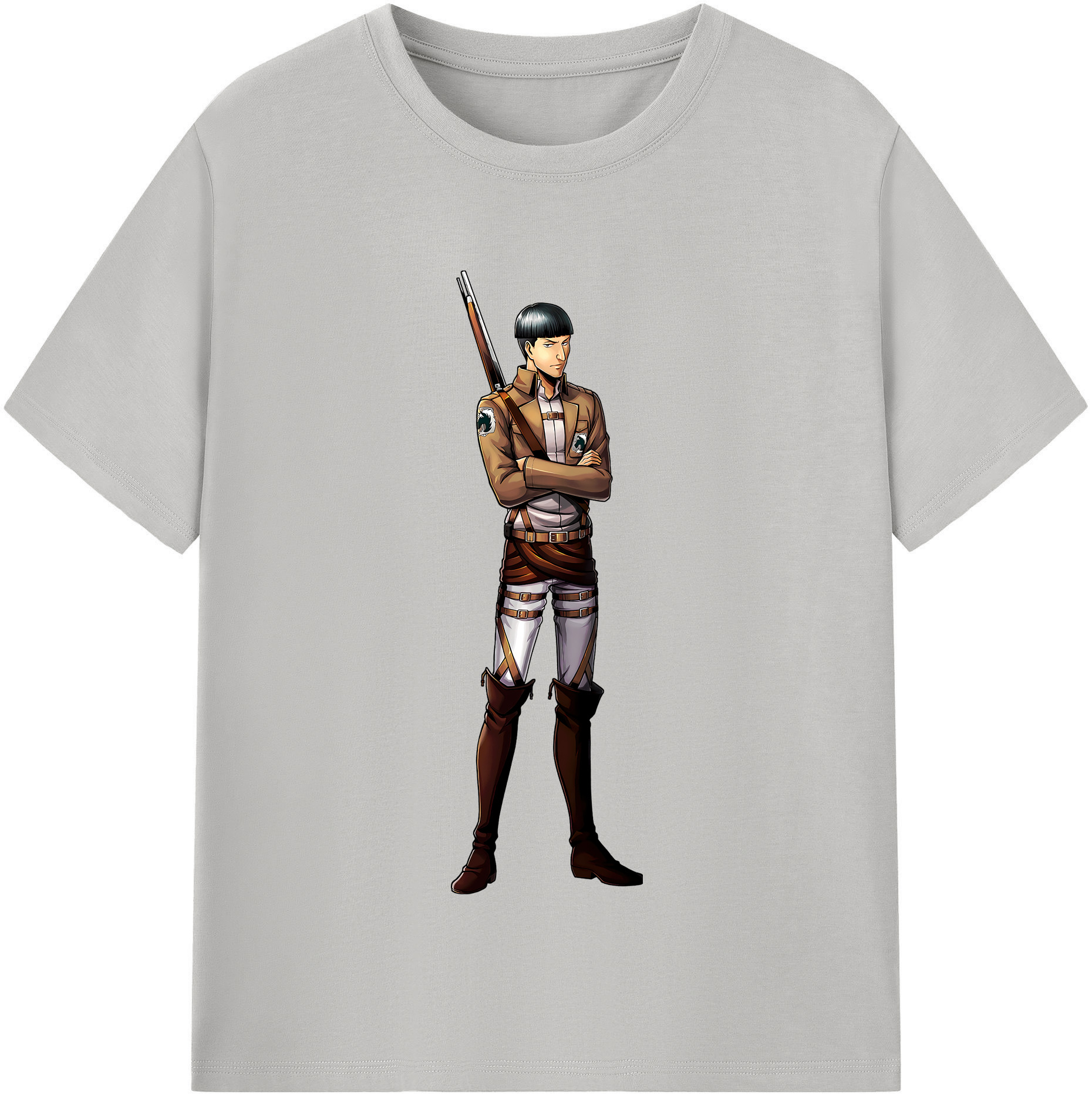 （画像用） 進撃の巨人 Attack on Titan 綿100％半袖Tシャツ（フロントプリント）