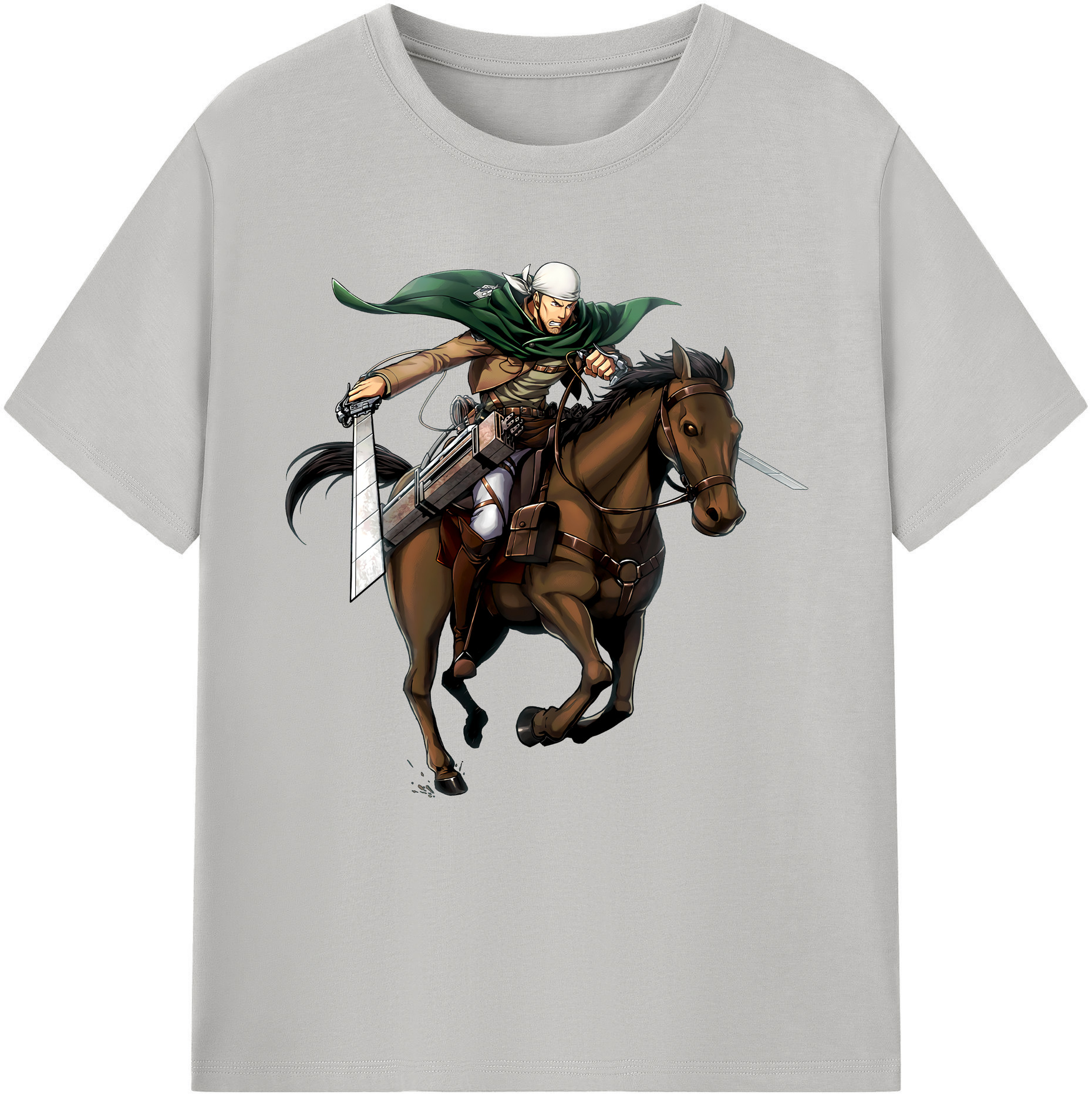 （画像用） 進撃の巨人 Attack on Titan 綿100％半袖Tシャツ（フロントプリント）