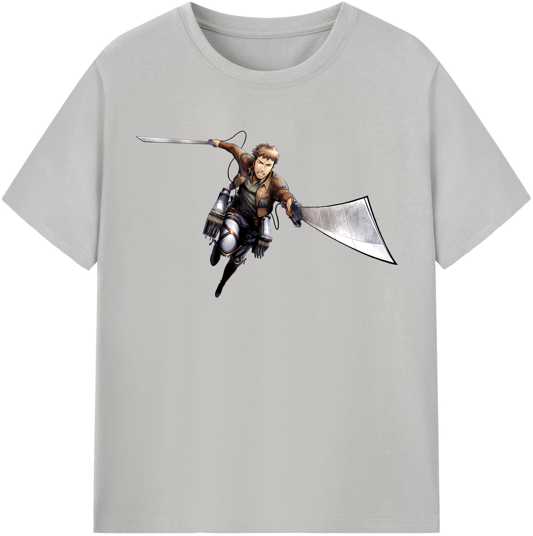 （画像用） 進撃の巨人 Attack on Titan 綿100％半袖Tシャツ（フロントプリント）