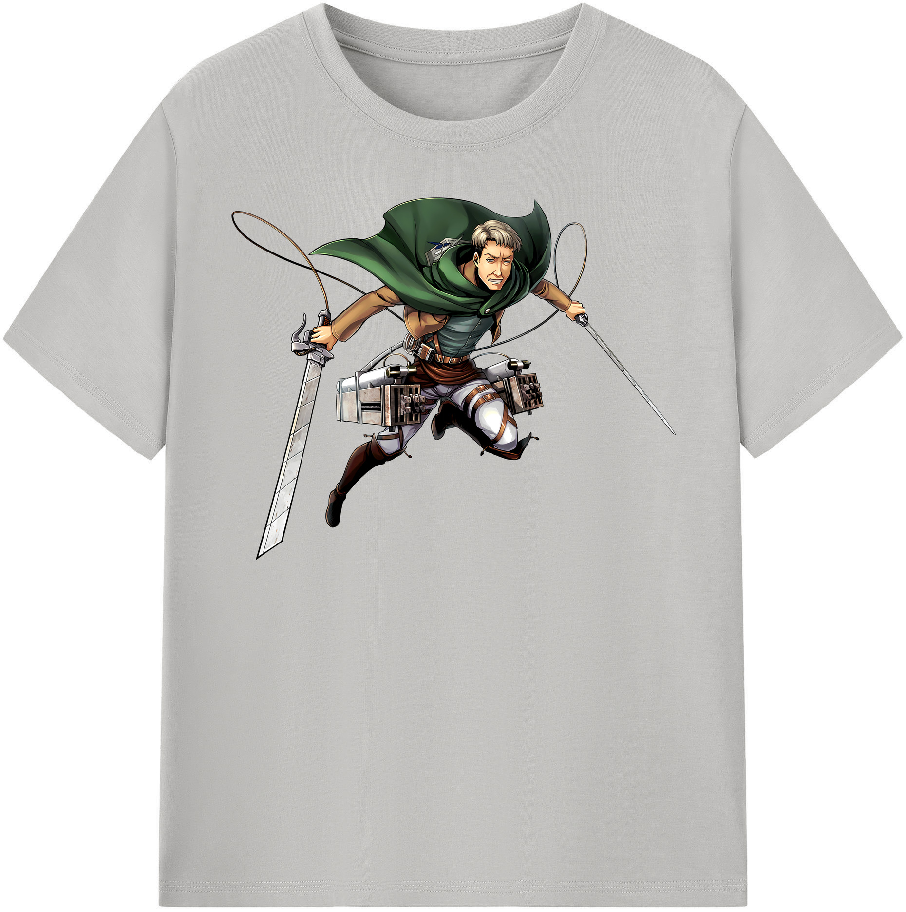 （画像用） 進撃の巨人 Attack on Titan 綿100％半袖Tシャツ（フロントプリント）