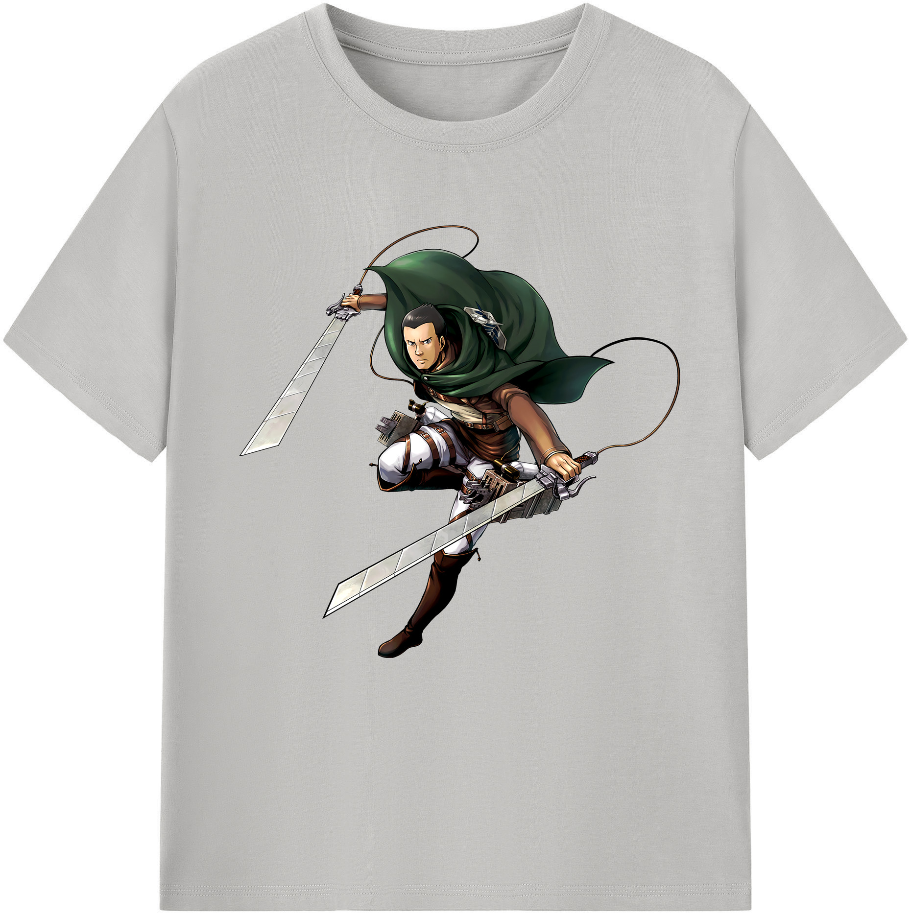 （画像用） 進撃の巨人 Attack on Titan 綿100％半袖Tシャツ（フロントプリント）