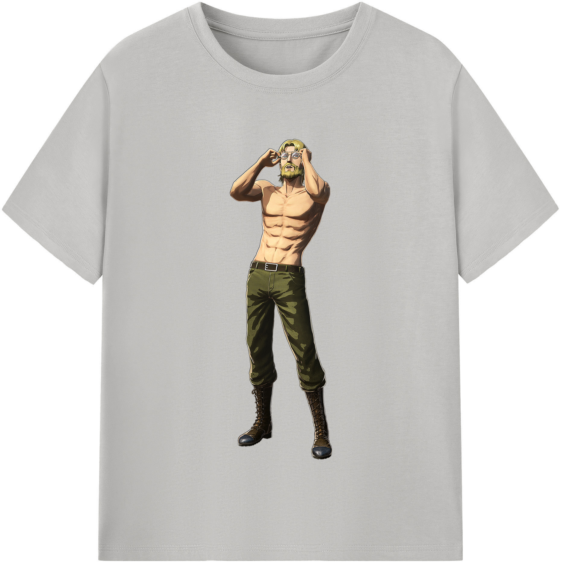 （画像用） 進撃の巨人 Attack on Titan 綿100％半袖Tシャツ（フロントプリント）