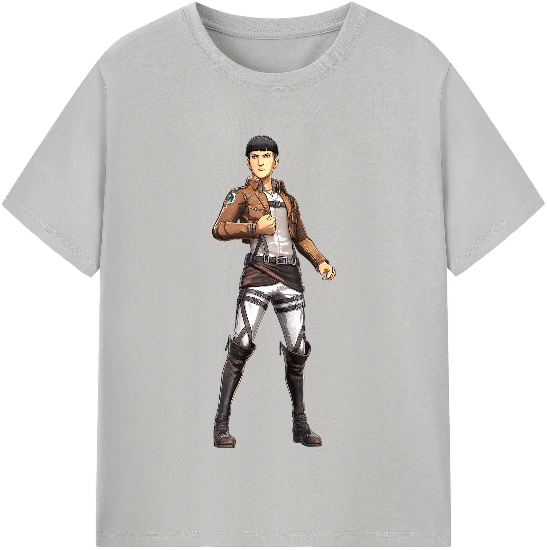 （画像用） 進撃の巨人 Attack on Titan 綿100％半袖Tシャツ（フロントプリント）