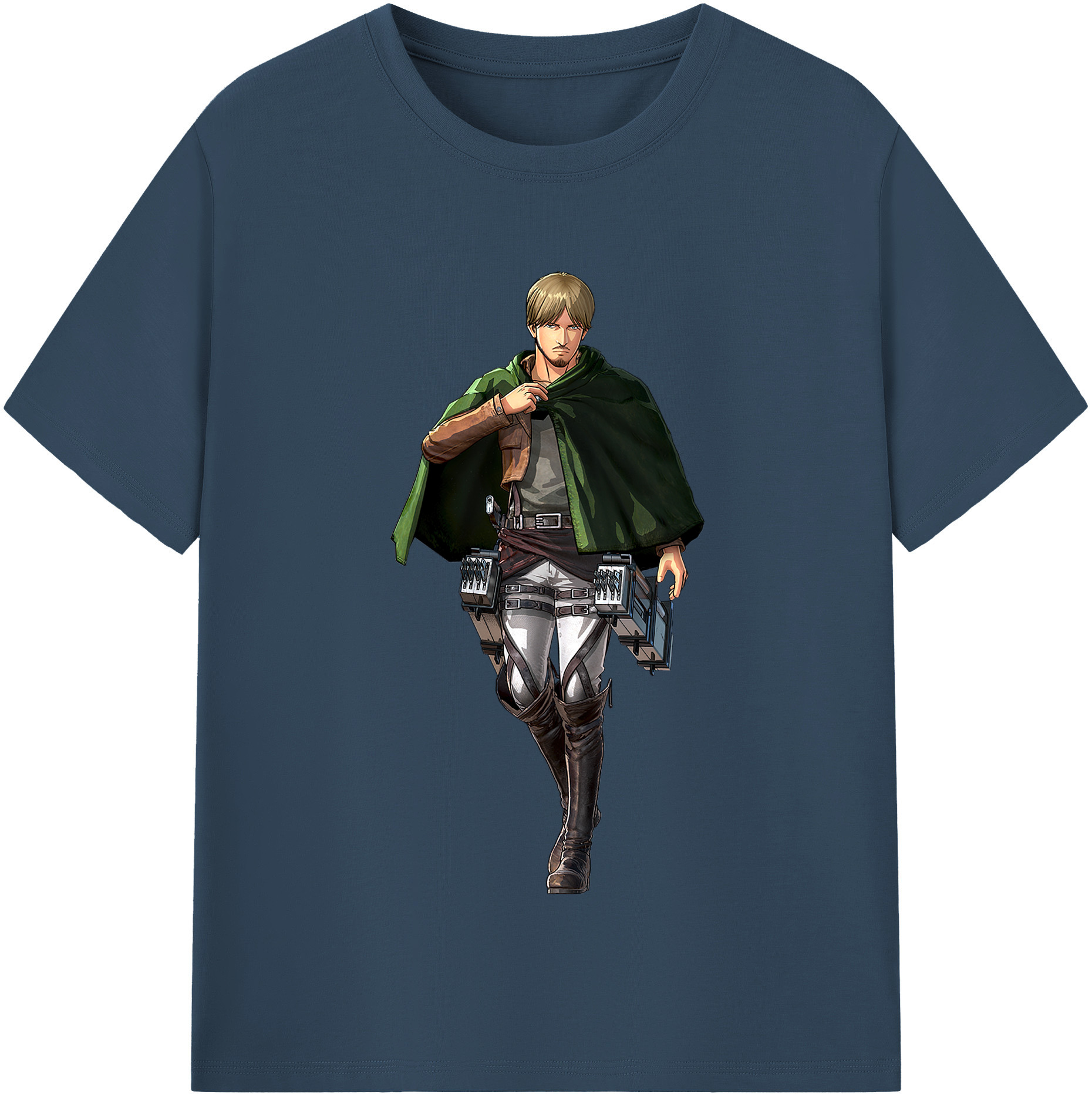 （画像用） 進撃の巨人 ミケ·ザカリアス Attack on Titan Mike Zakarius 綿100％半袖Tシャツ（フロントプリント）