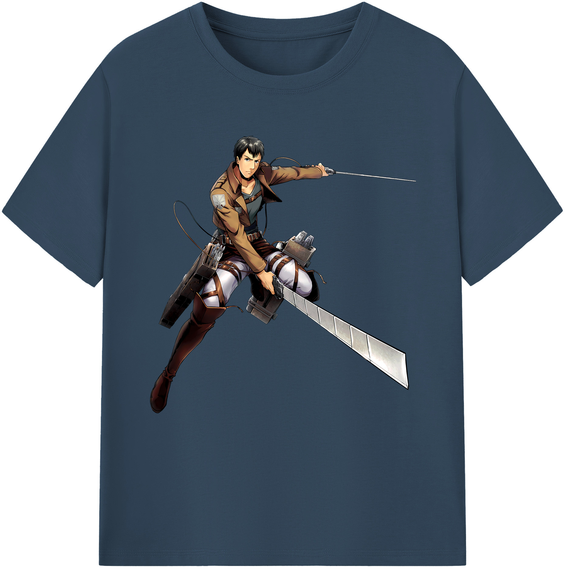 （画像用） 進撃の巨人 ベルトルト・フーバー Attack on Titan Bertholdt Hoover 綿100％半袖Tシャツ（フロントプリント）