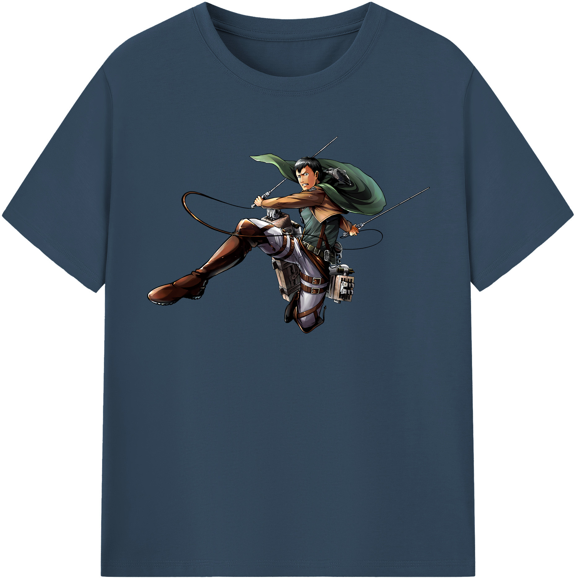 （画像用） 進撃の巨人 ベルトルト・フーバー Attack on Titan Bertholdt Hoover 綿100％半袖Tシャツ（フロントプリント）