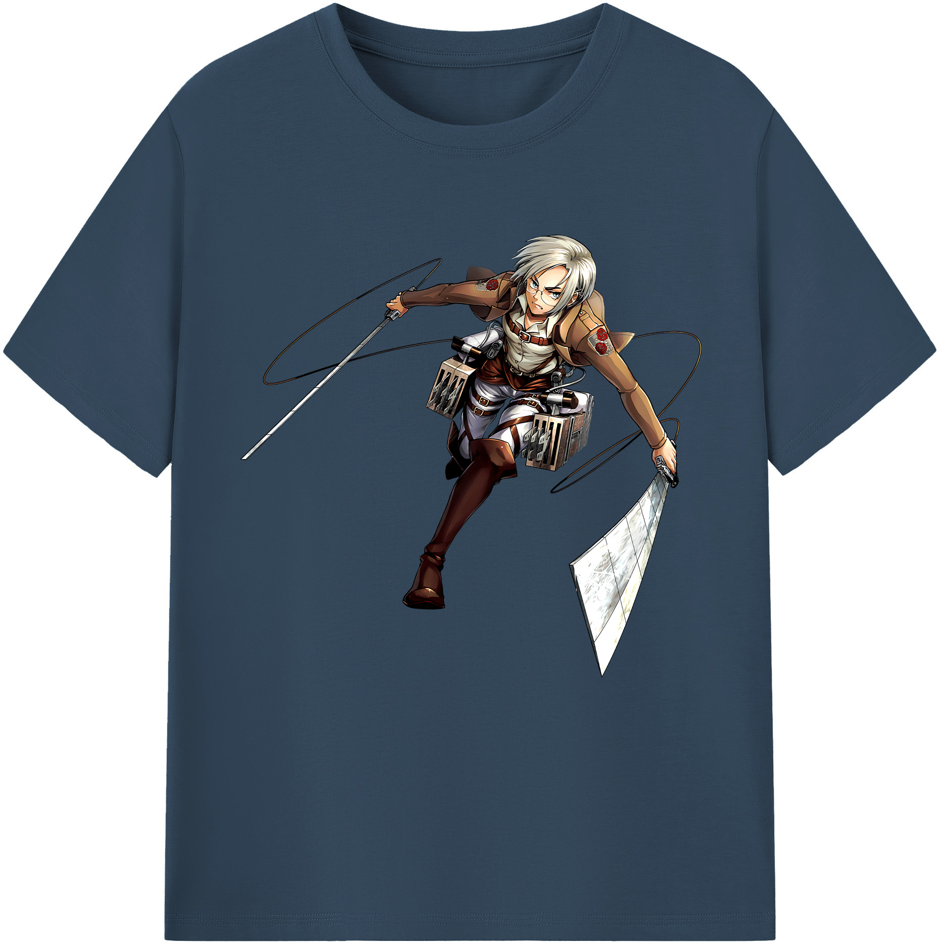 （画像用）  綿100％半袖Tシャツ（フロントプリント）