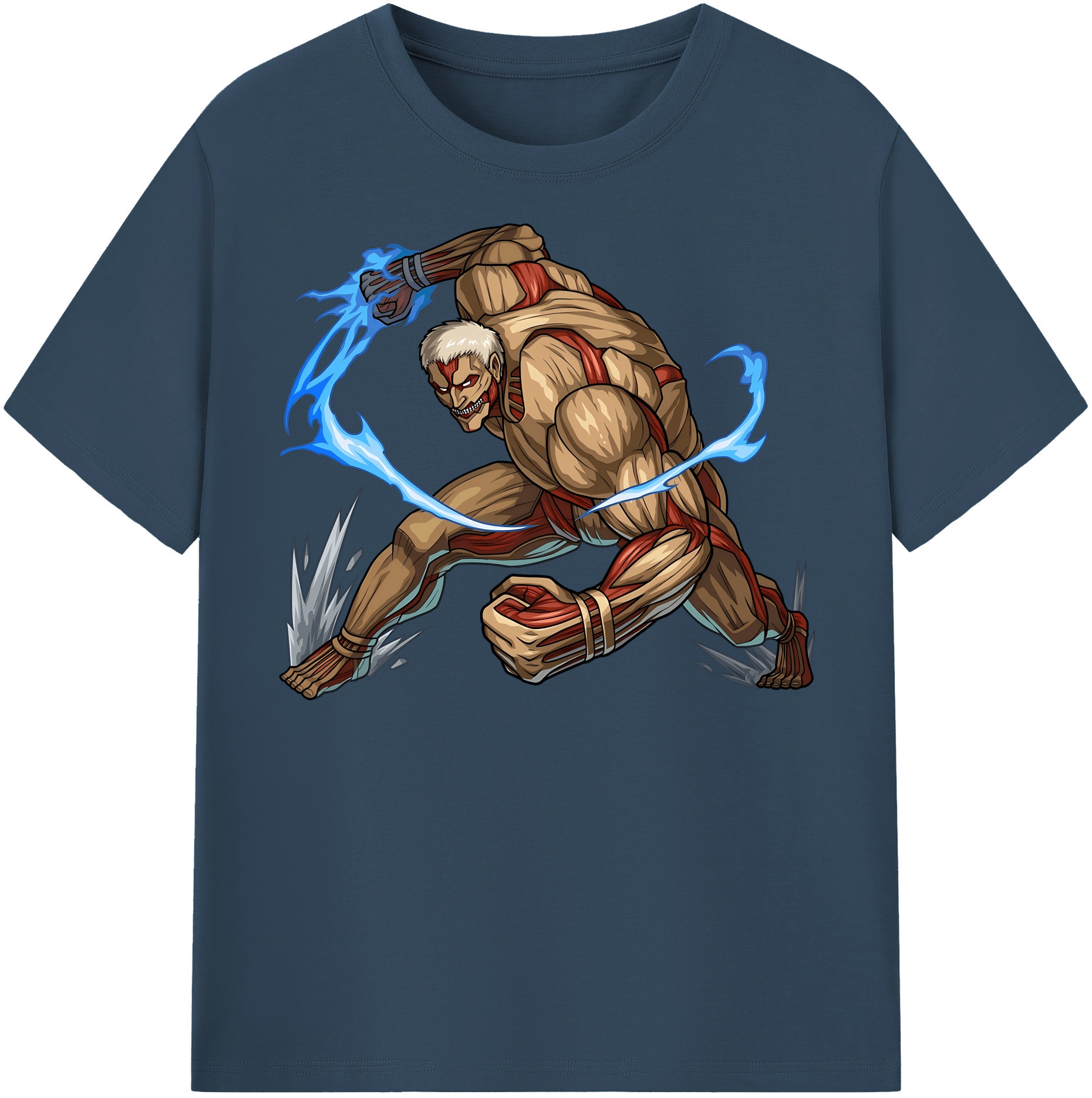 （画像用） 進撃の巨人 Attack on Titan 綿100％半袖Tシャツ（フロントプリント）