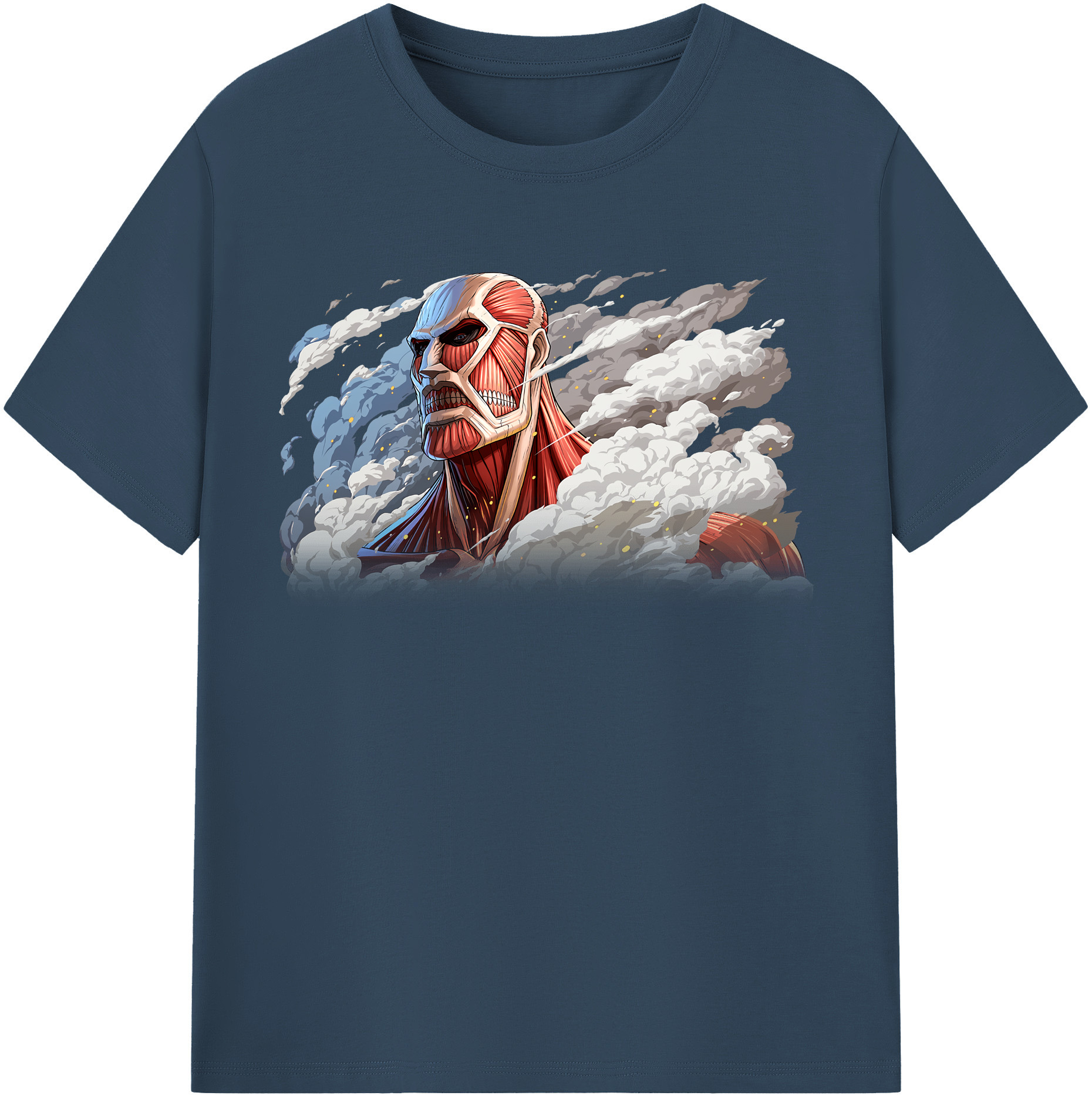 （画像用） 進撃の巨人 Attack on Titan 綿100％半袖Tシャツ（フロントプリント）