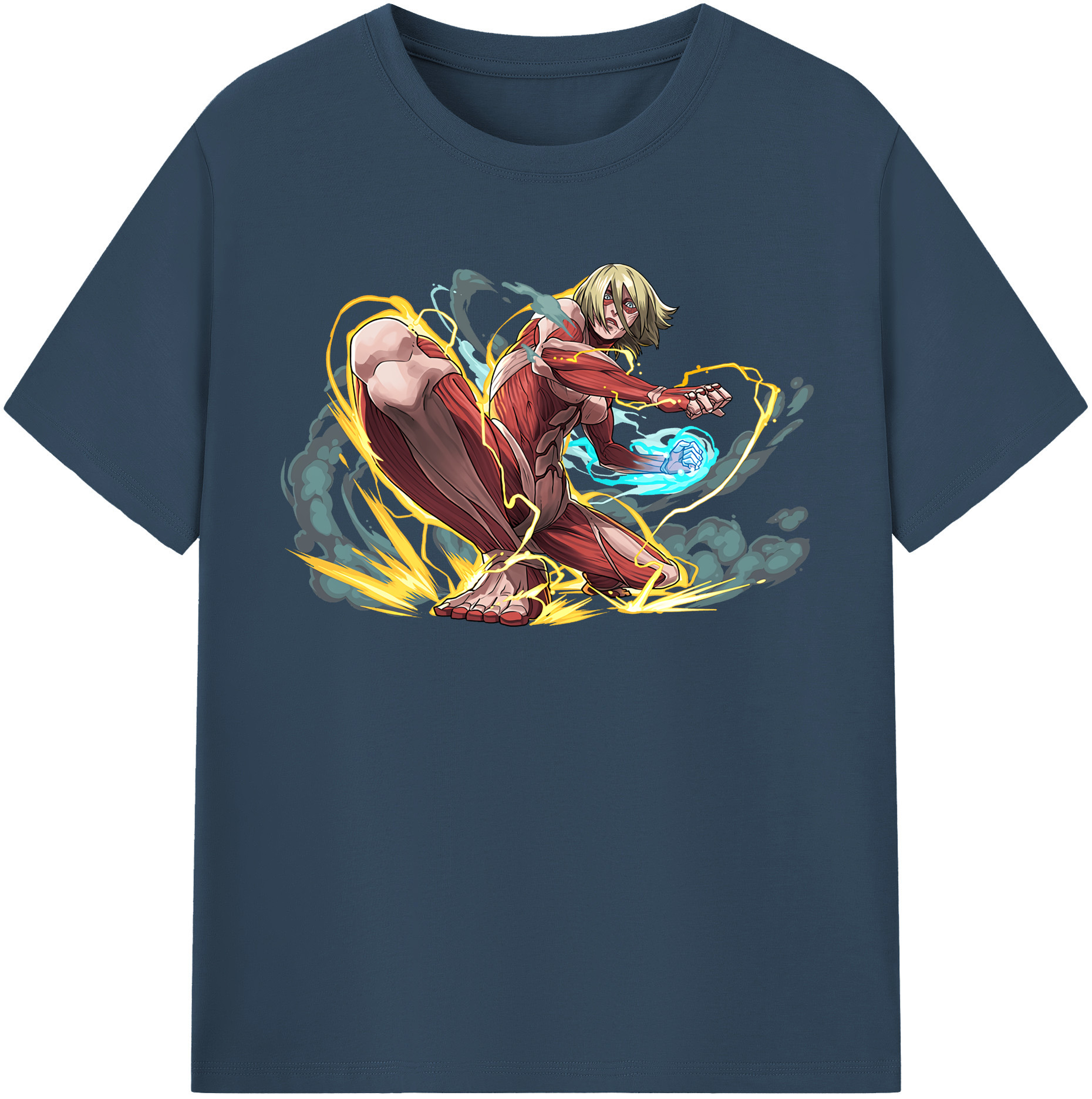 （画像用） 進撃の巨人 Attack on Titan 綿100％半袖Tシャツ（フロントプリント）