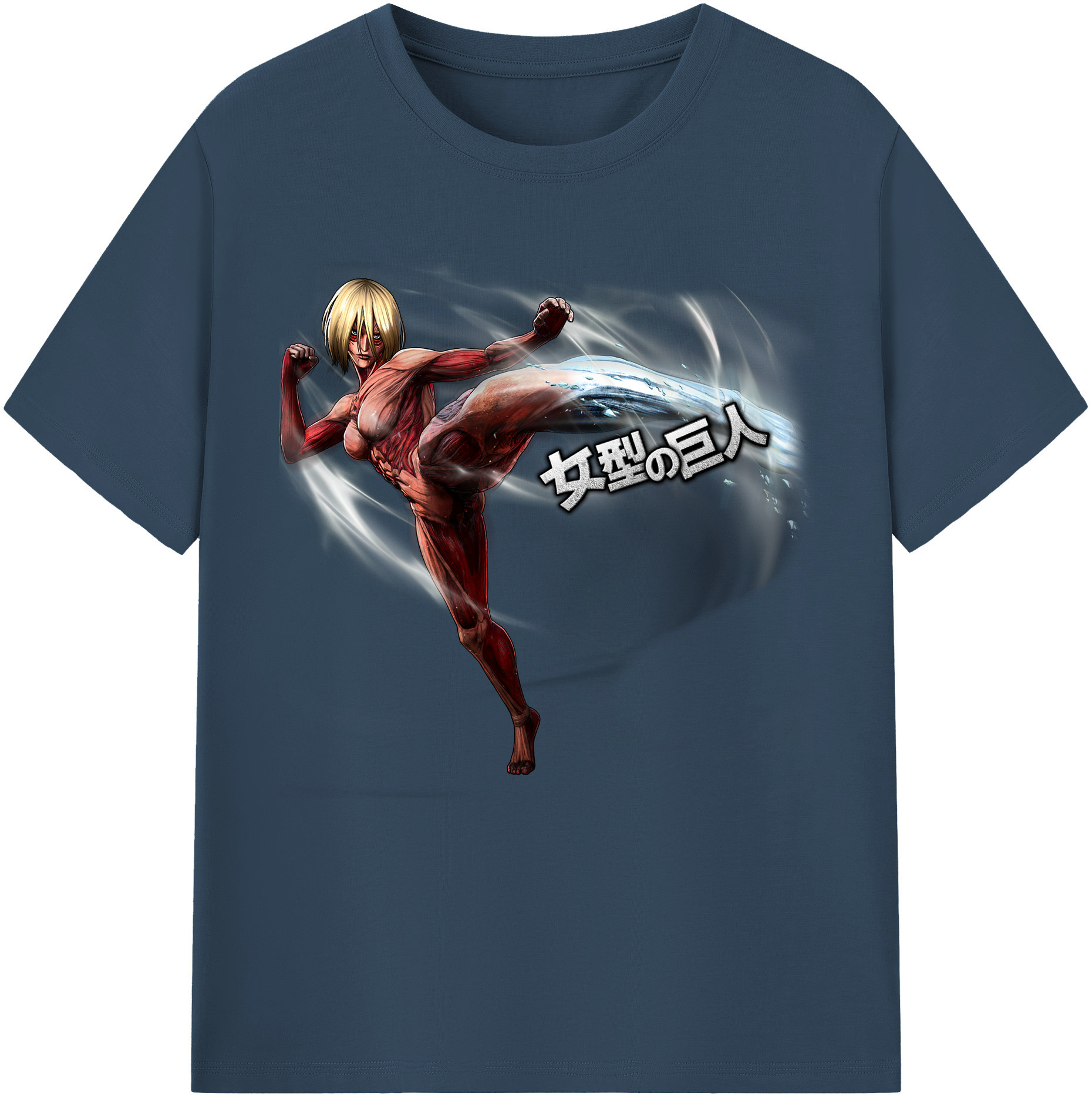 （画像用） 進撃の巨人 Attack on Titan 綿100％半袖Tシャツ（フロントプリント）