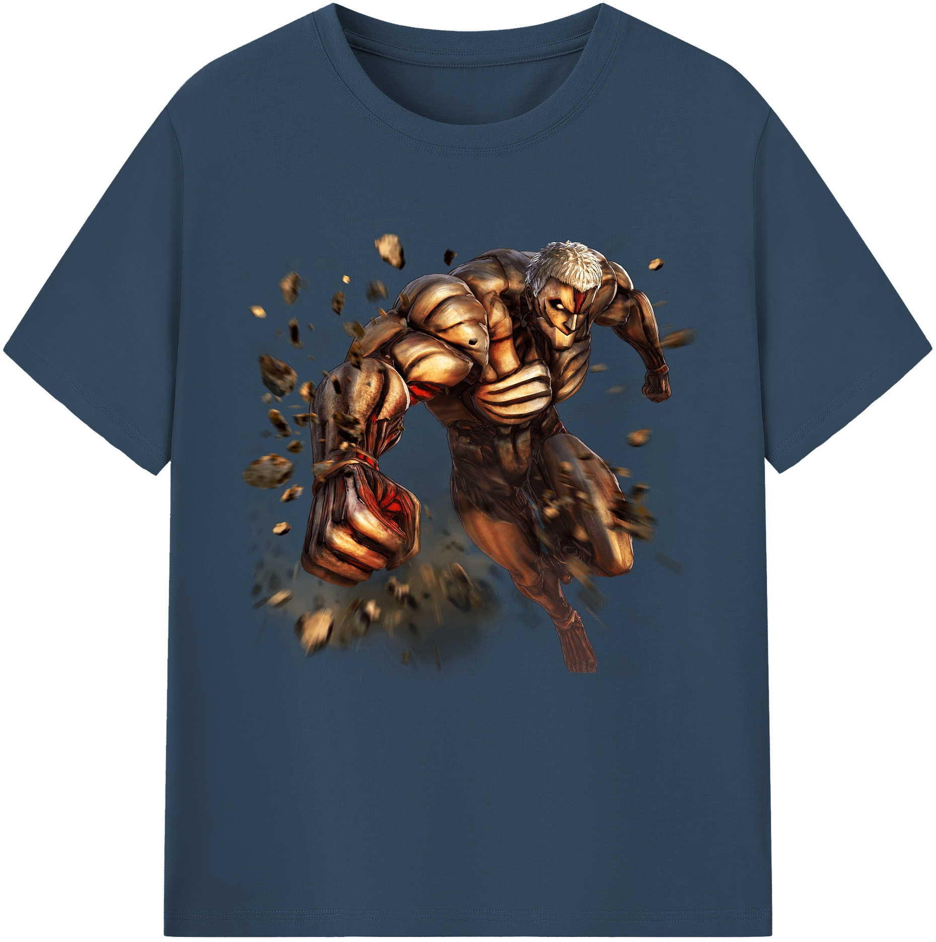 （画像用） 進撃の巨人 Attack on Titan 綿100％半袖Tシャツ（フロントプリント）
