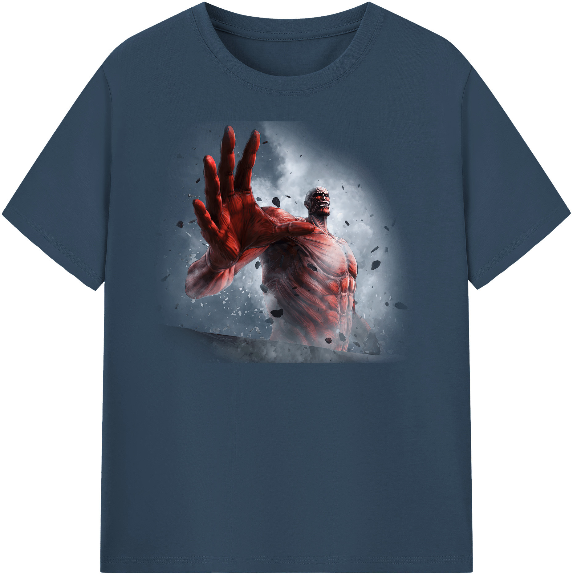 （画像用） 進撃の巨人 Attack on Titan 綿100％半袖Tシャツ（フロントプリント）